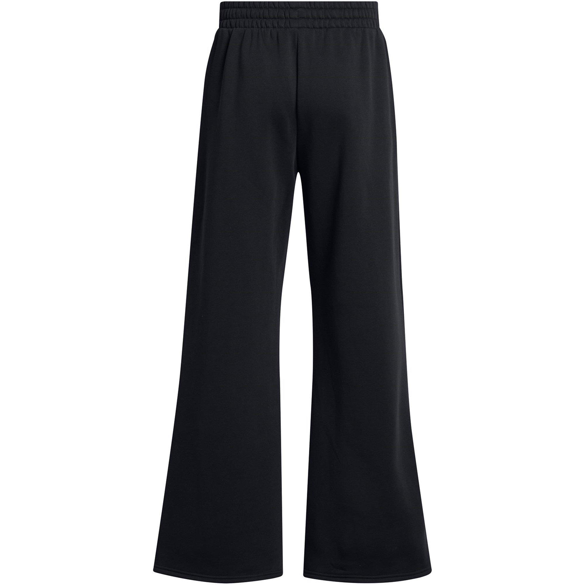 Black - Under Armour - Icon Wide Leg Open Hem Fleece Jogger - 6