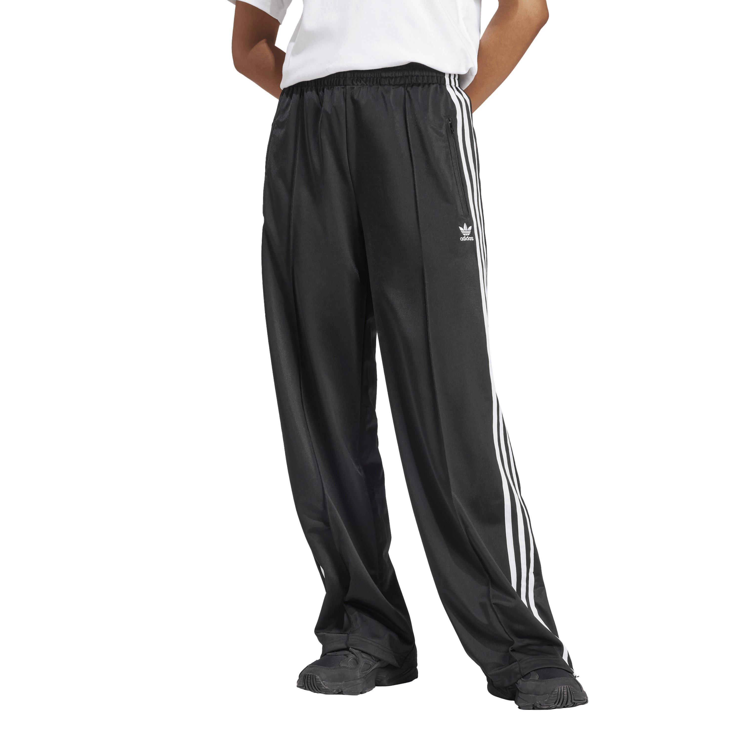 Black/White - adidas Originals - Women's Firebird Open Hem Woven Joggers - 2
