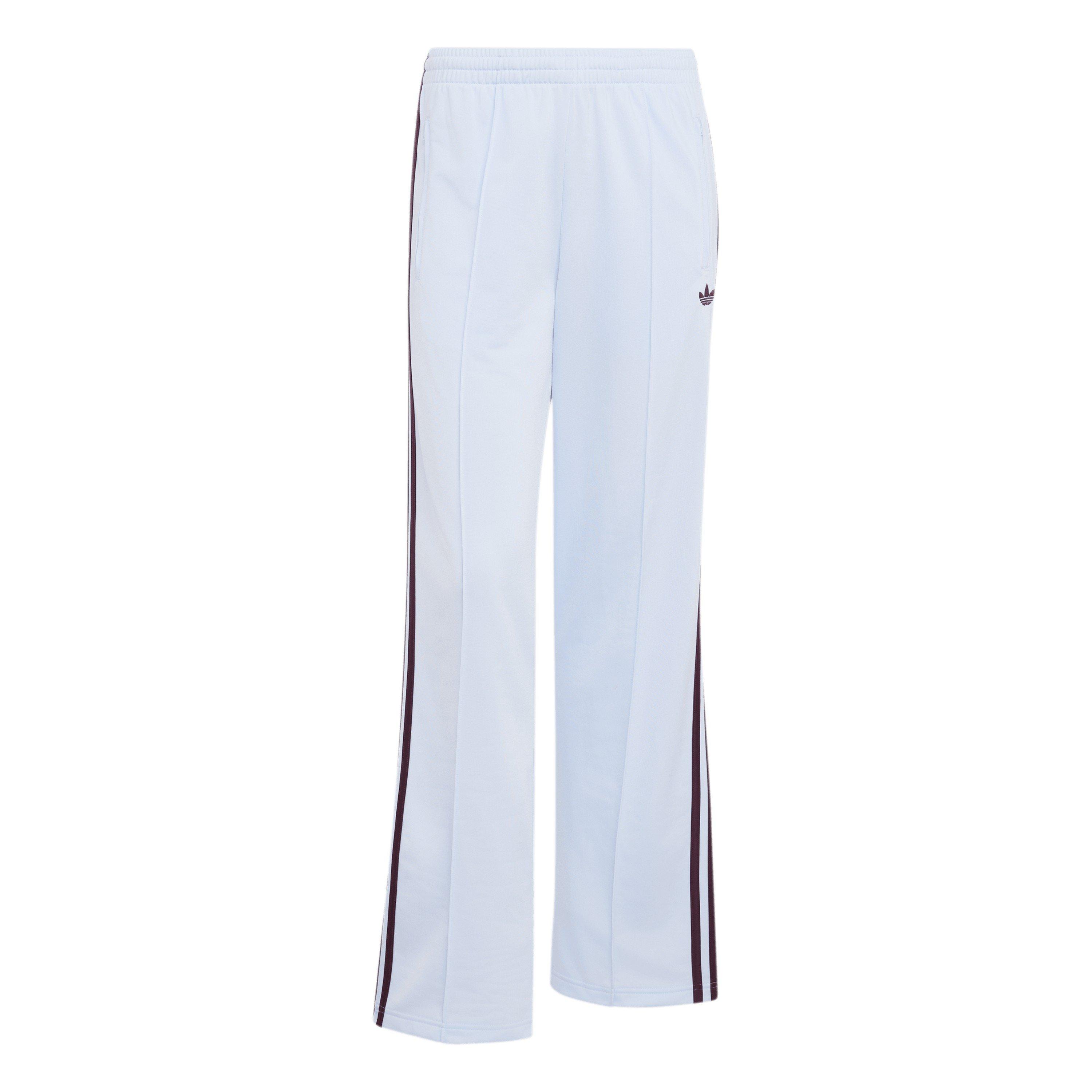 adidas Originals Women's Firebird Open Hem Woven Joggers - Sky Maroon - Size 16 (XL)