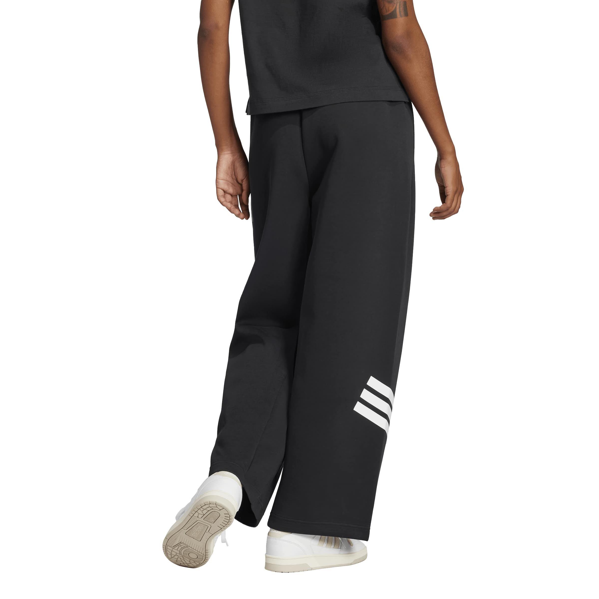 Crna - adidas - Women's Open Hem Fleece Joggers - 3