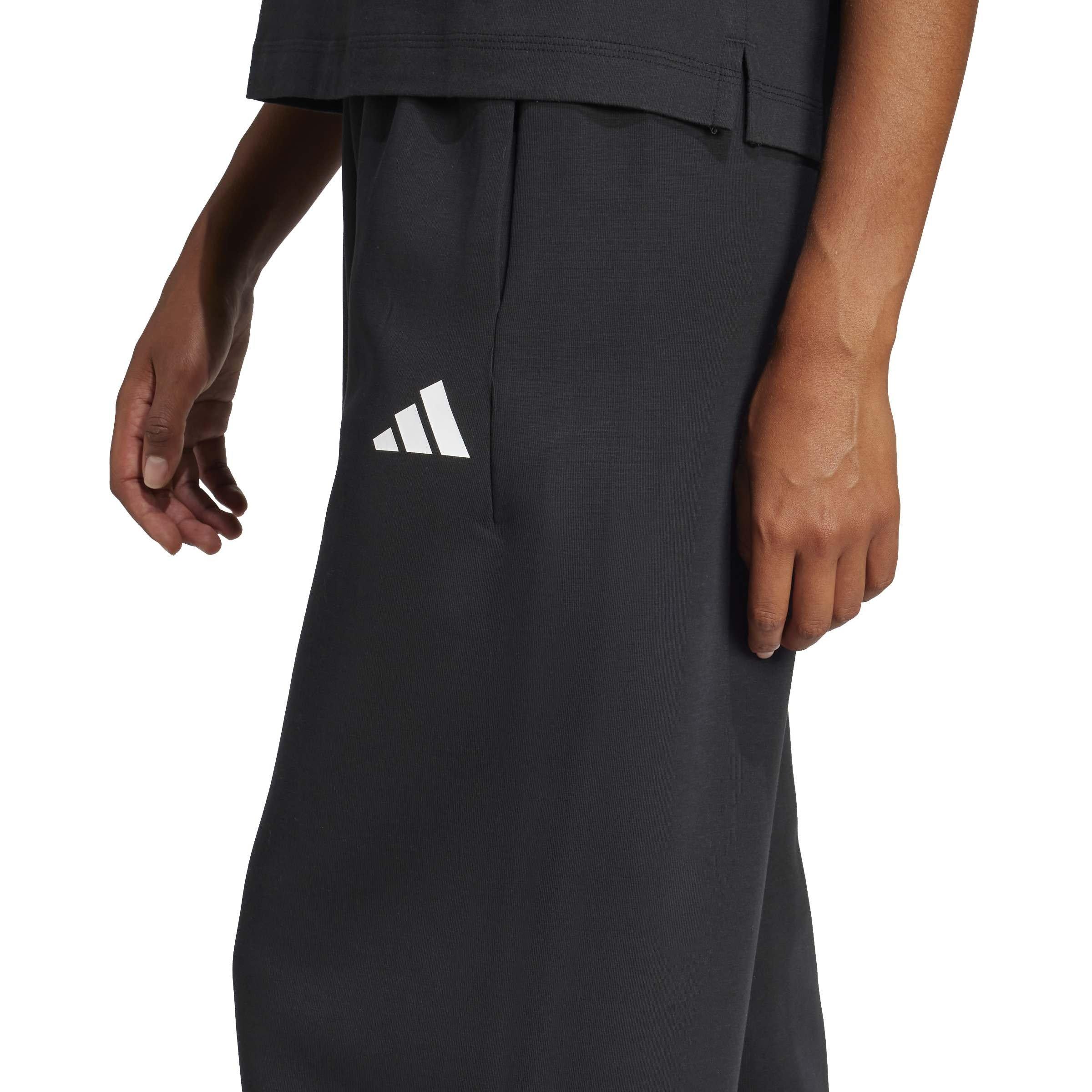 Crna - adidas - Women's Open Hem Fleece Joggers - 4
