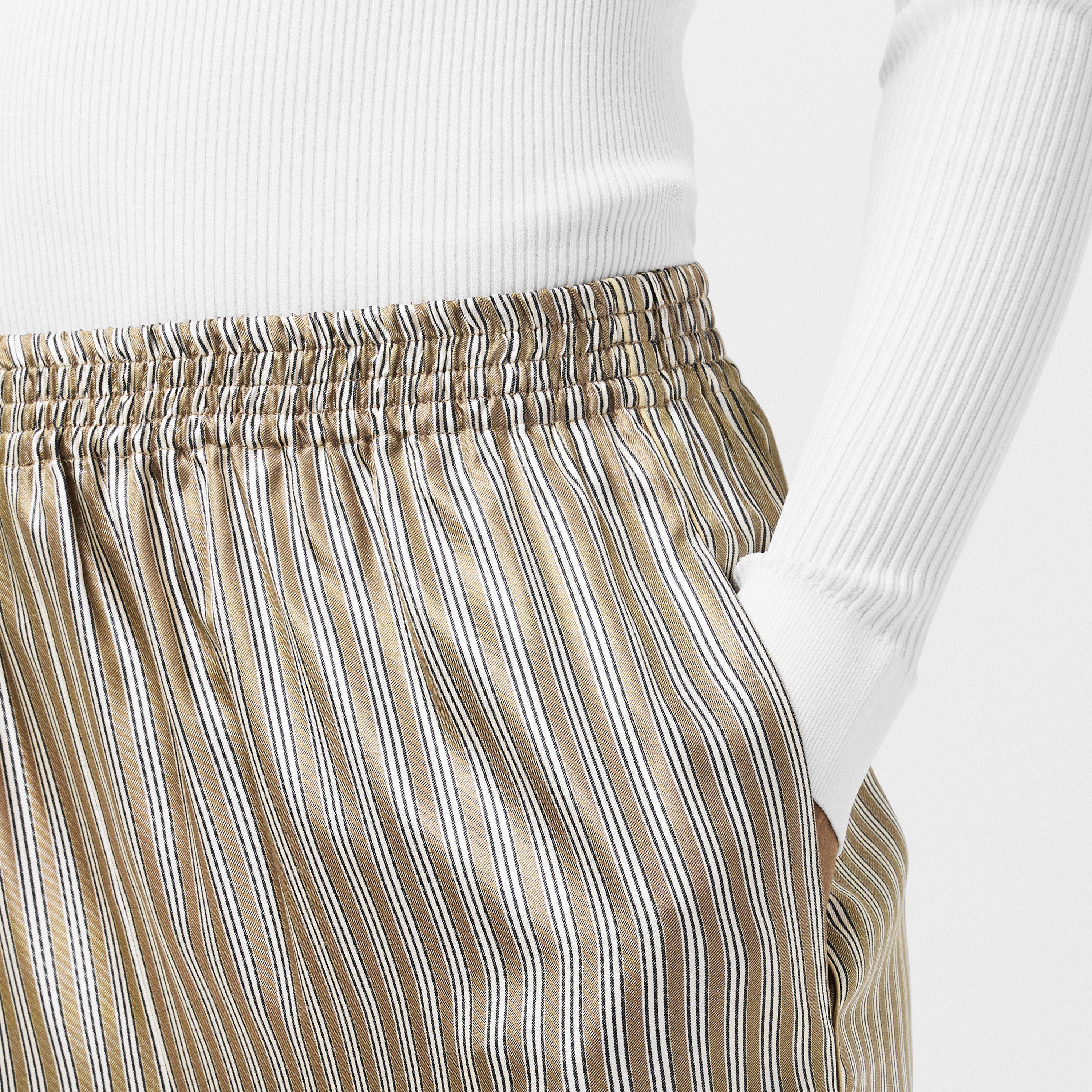 Hazelnut - Max Mara - Women's Wide Leg Trousers - 5