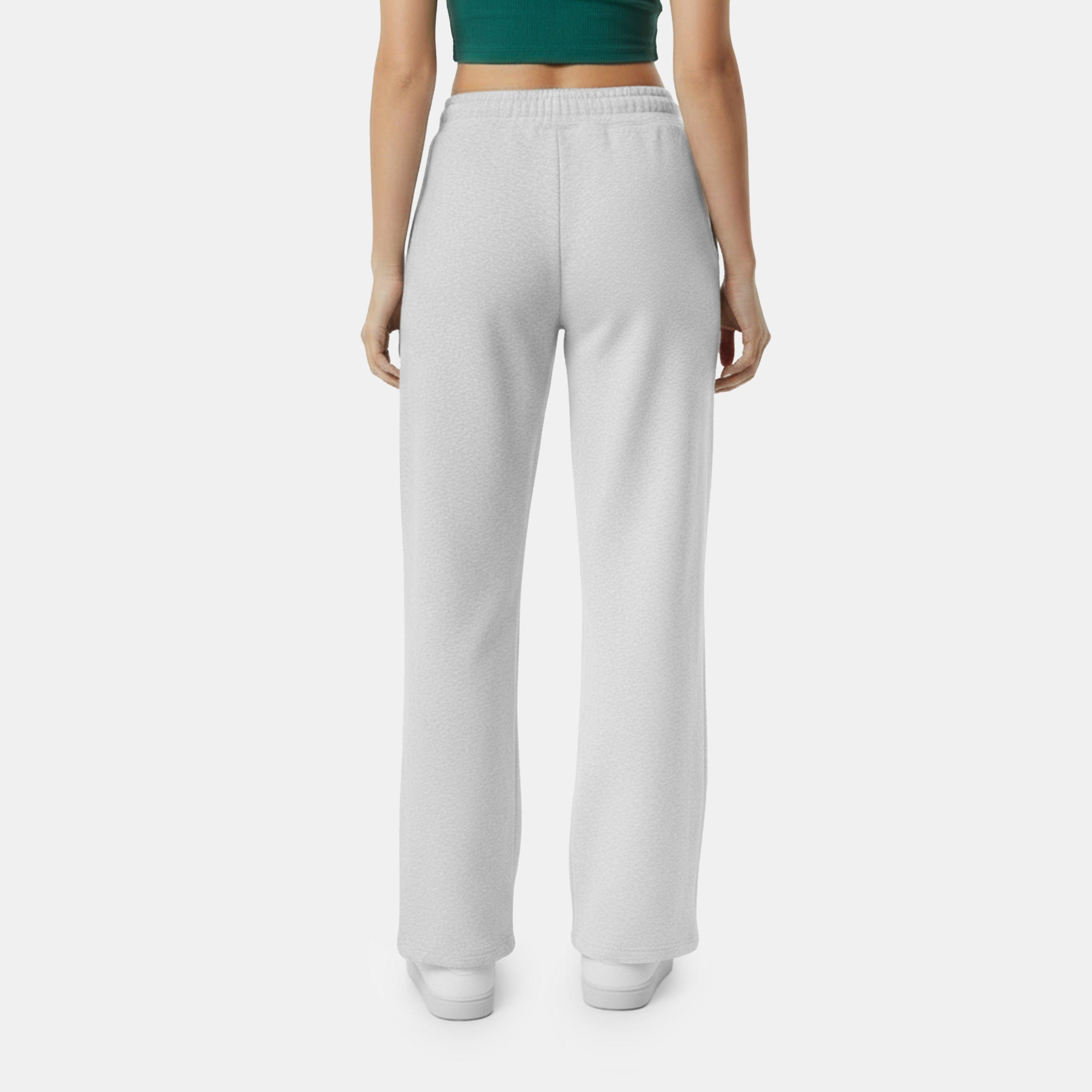 Gris hielo jaspeado - USA Pro - Womens Open Hem Fleece Joggers - 4