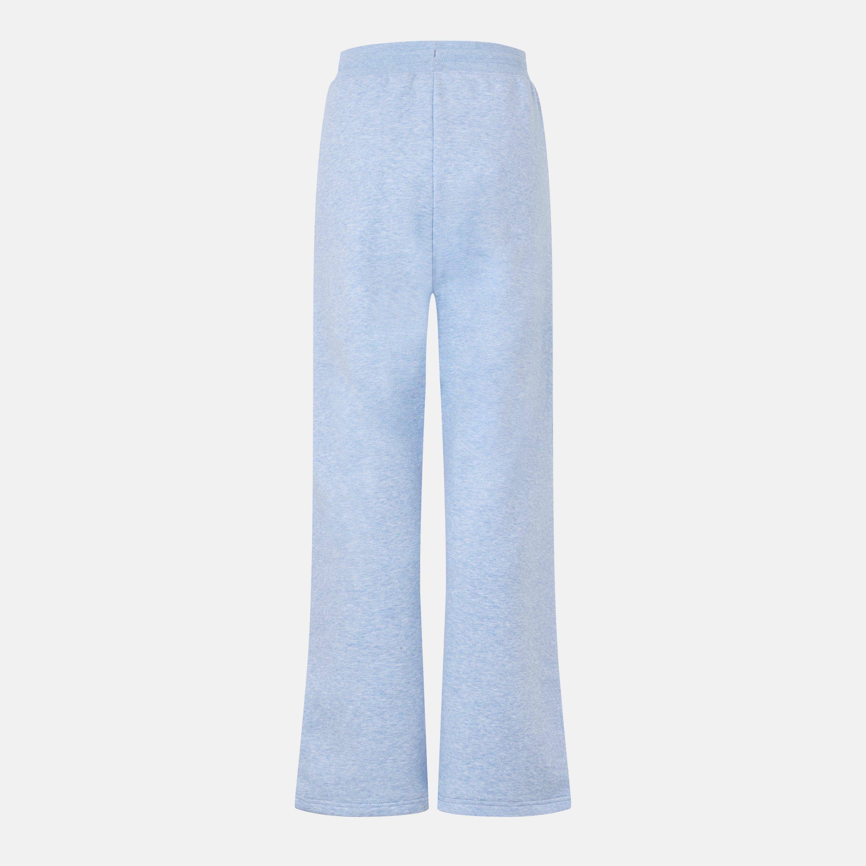 Blue Marl - USA Pro - Womens Open Hem Fleece Joggers - 2