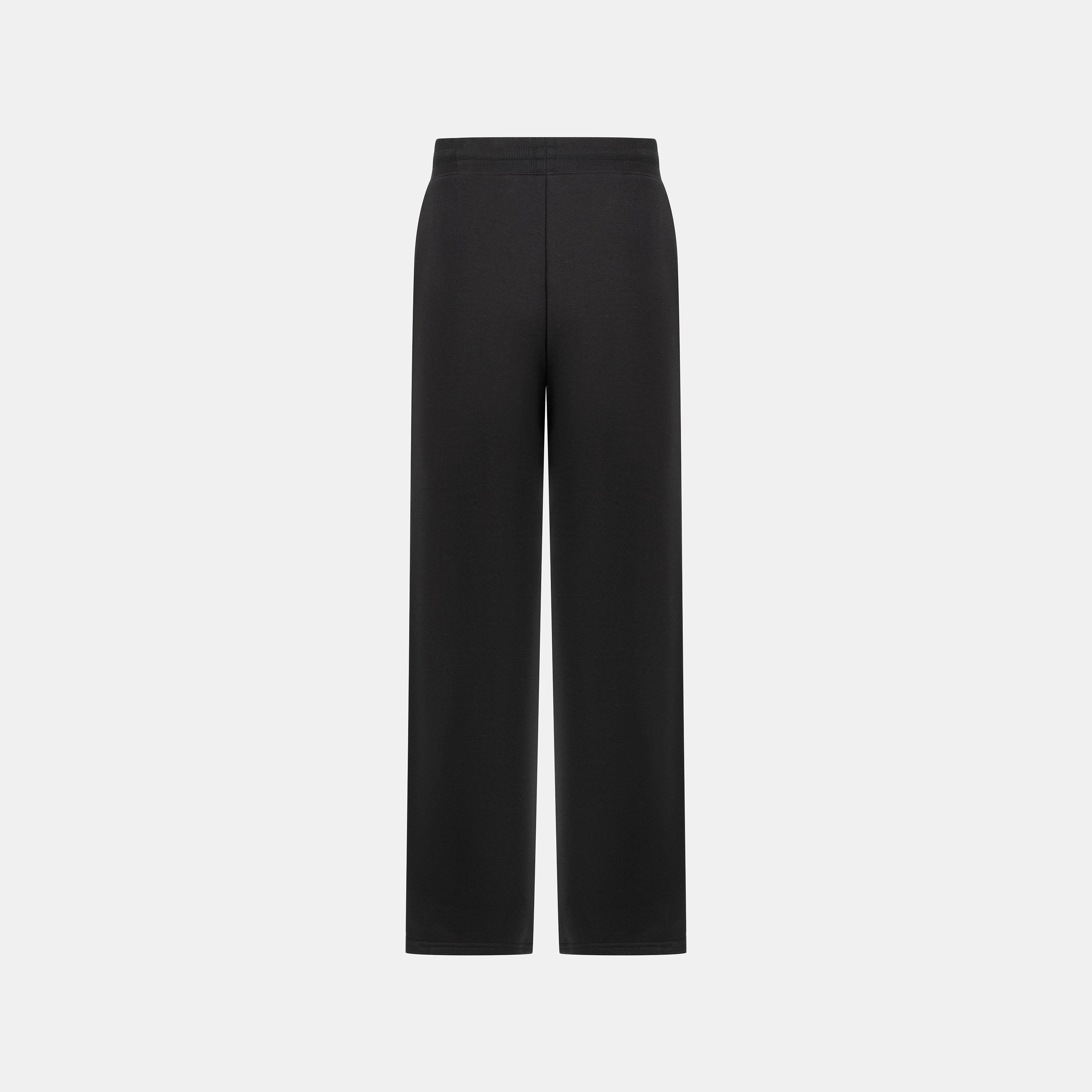 Black - USA Pro - Womens Open Hem Fleece Joggers - 2