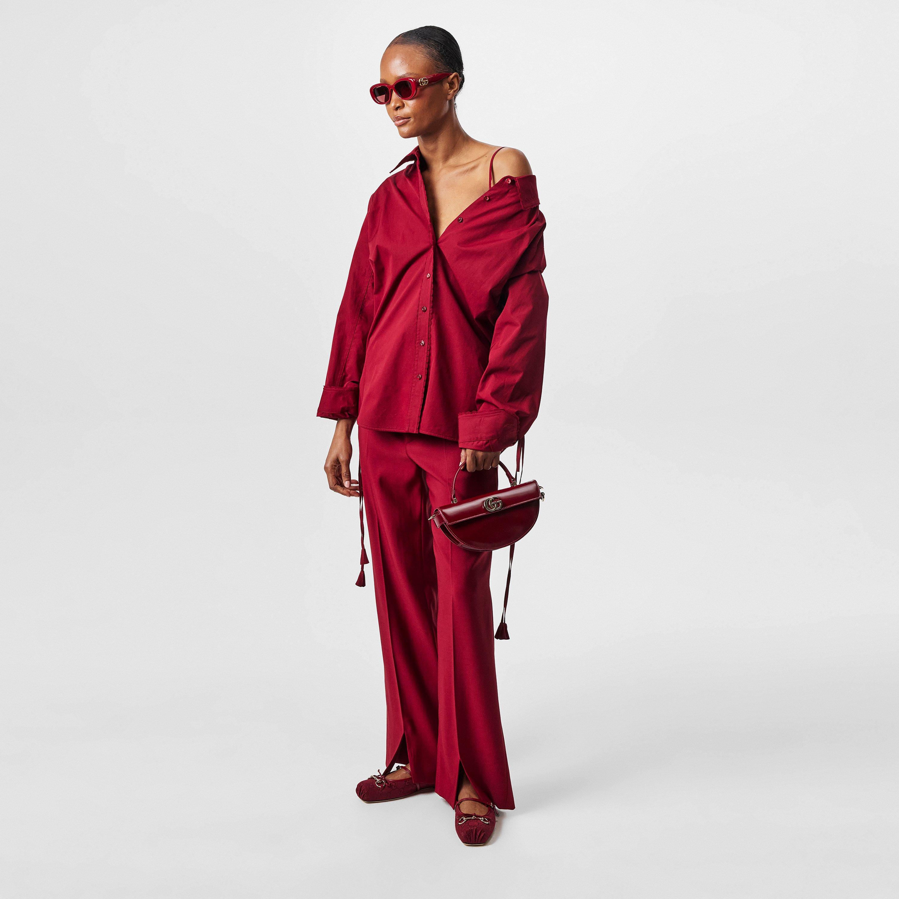 Rosso Ancora - Gucci - Oversized Wide Leg Trousers - 6