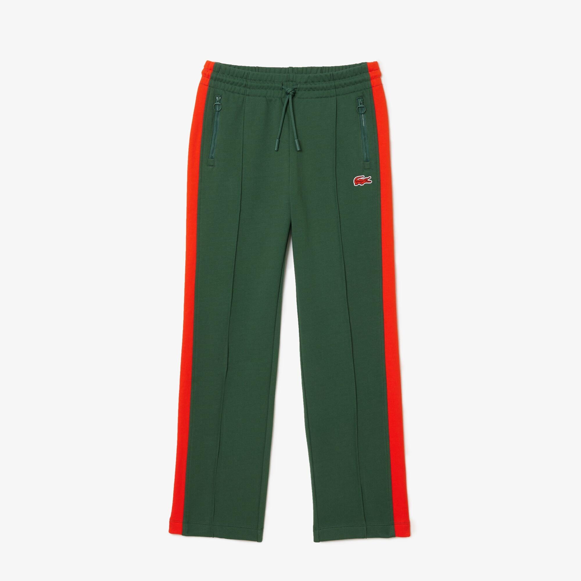 Lacoste Women's Closed Hem Woven Tracksuit Joggers - Sequoia/Sunrise - 10 (38)