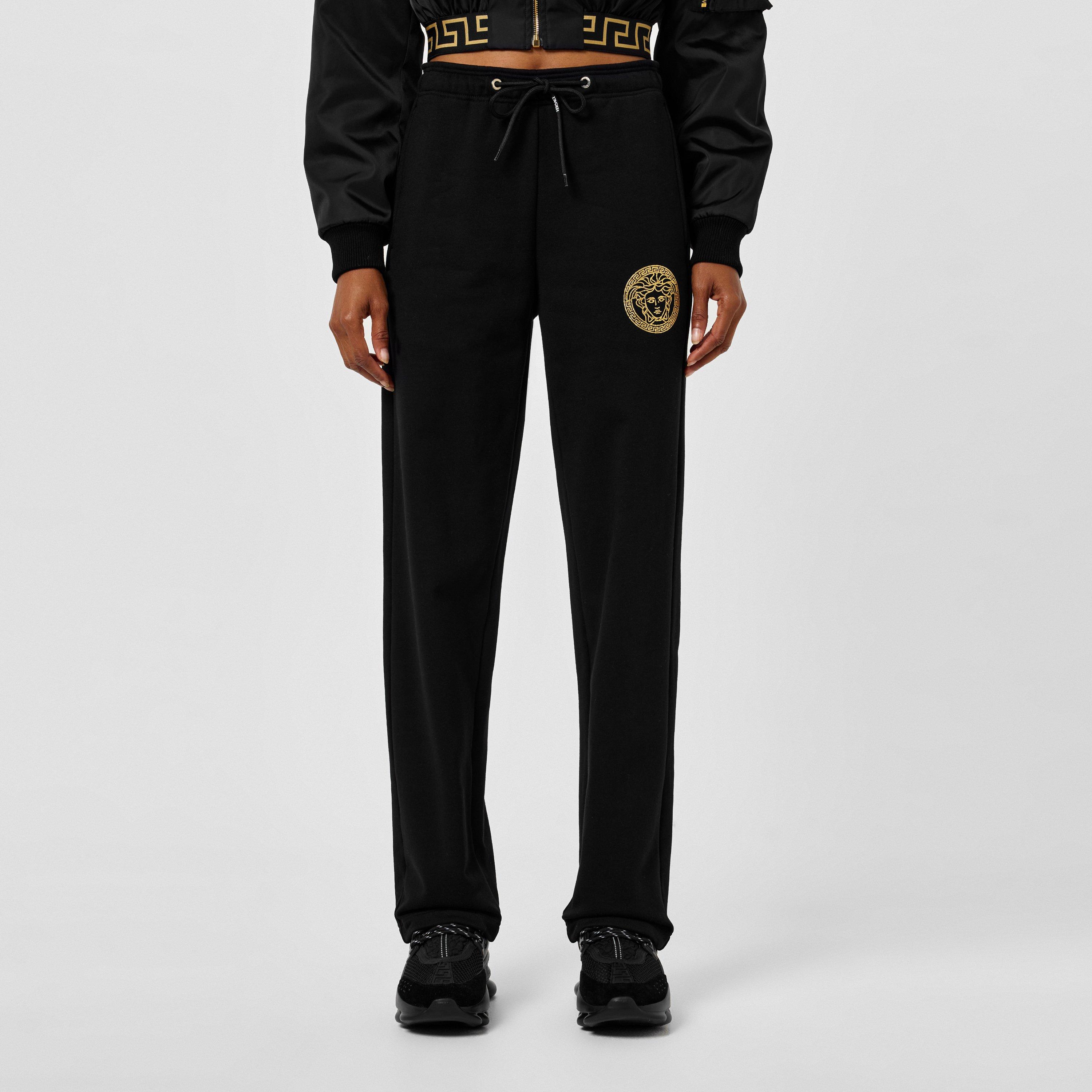 【送料&関税込】Versace Medusa Joggers Versace | Medusa Jogging Bottoms | Open Hem Jersey Jogging