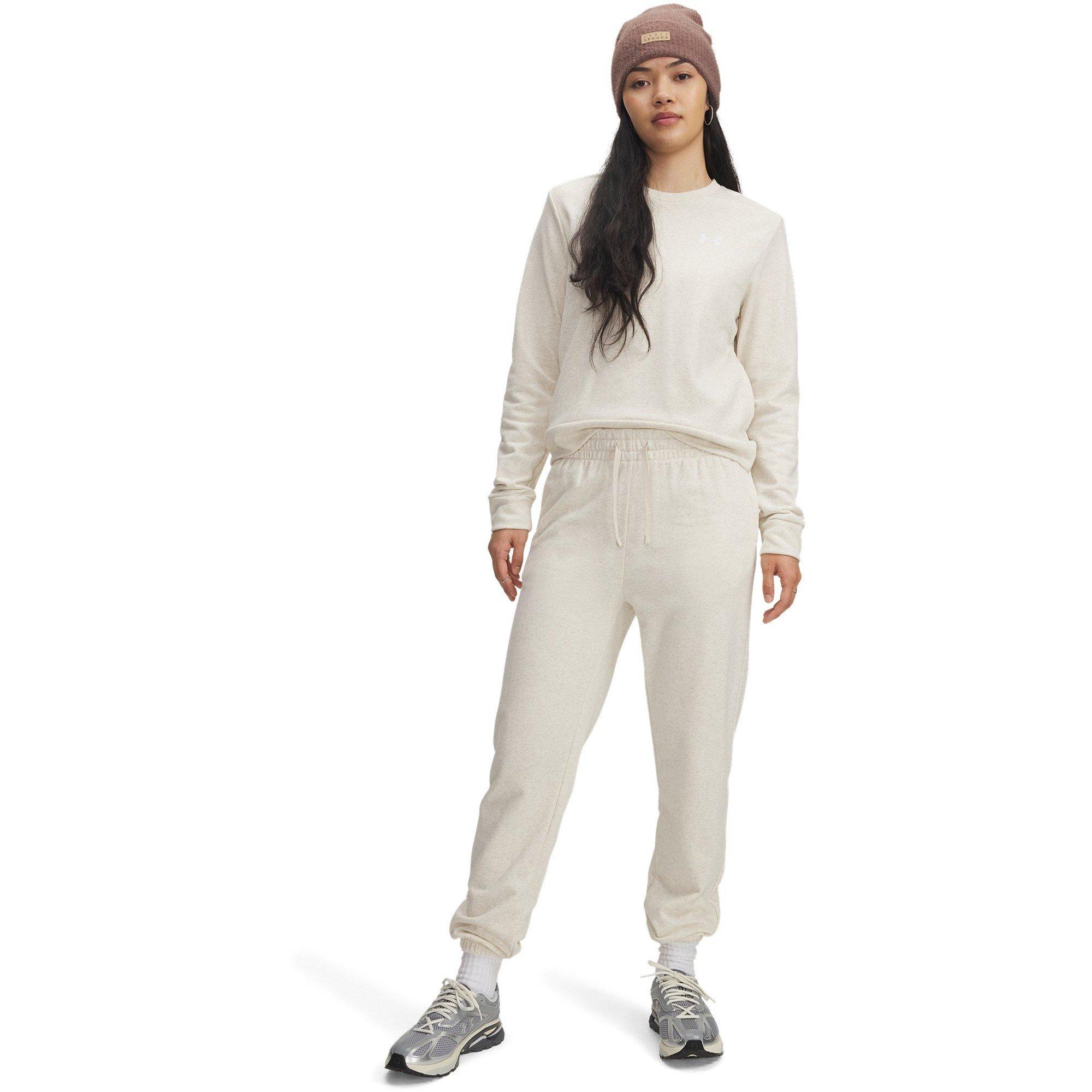 Beige - Under Armour - Under Armour Ua Rival Terry Jogger Joggers Womens - 3