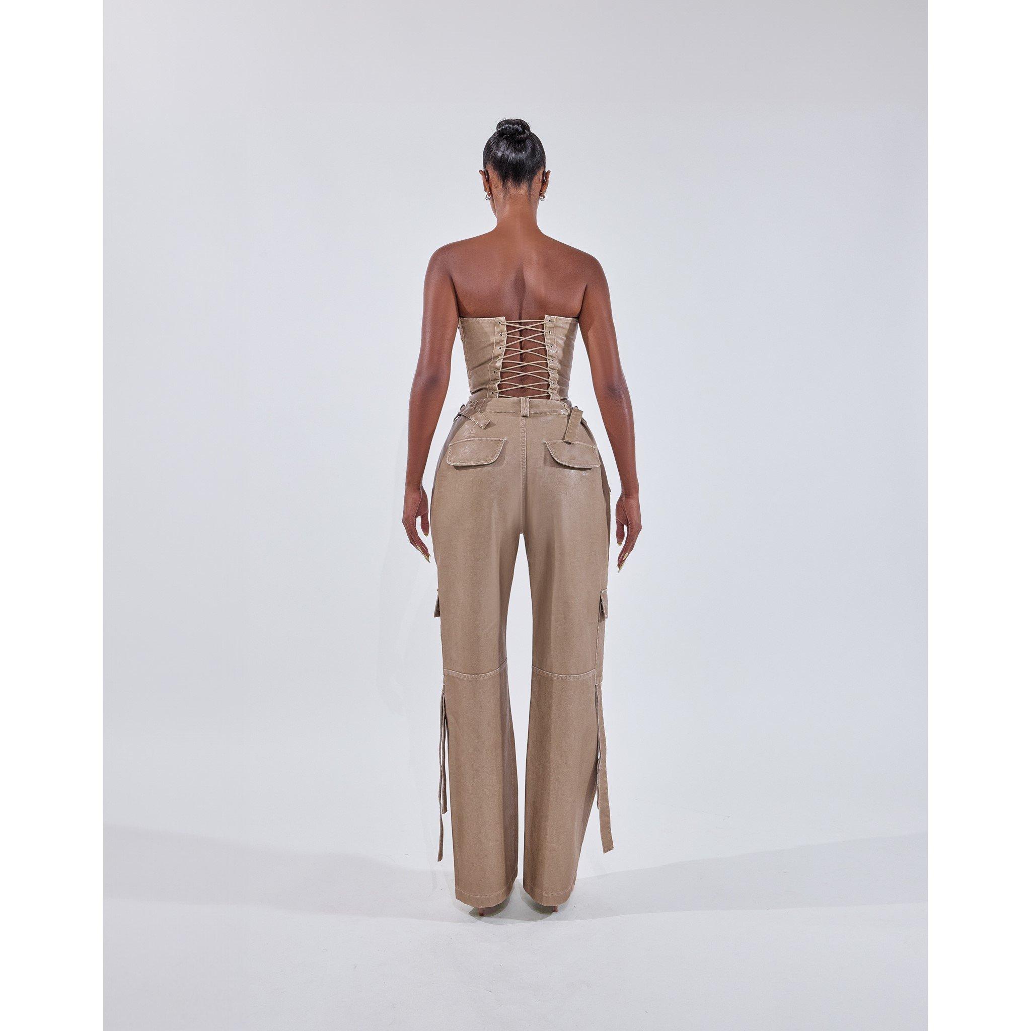 Light Brown - Mars The Label - Zeda Cargos Trousers - 4