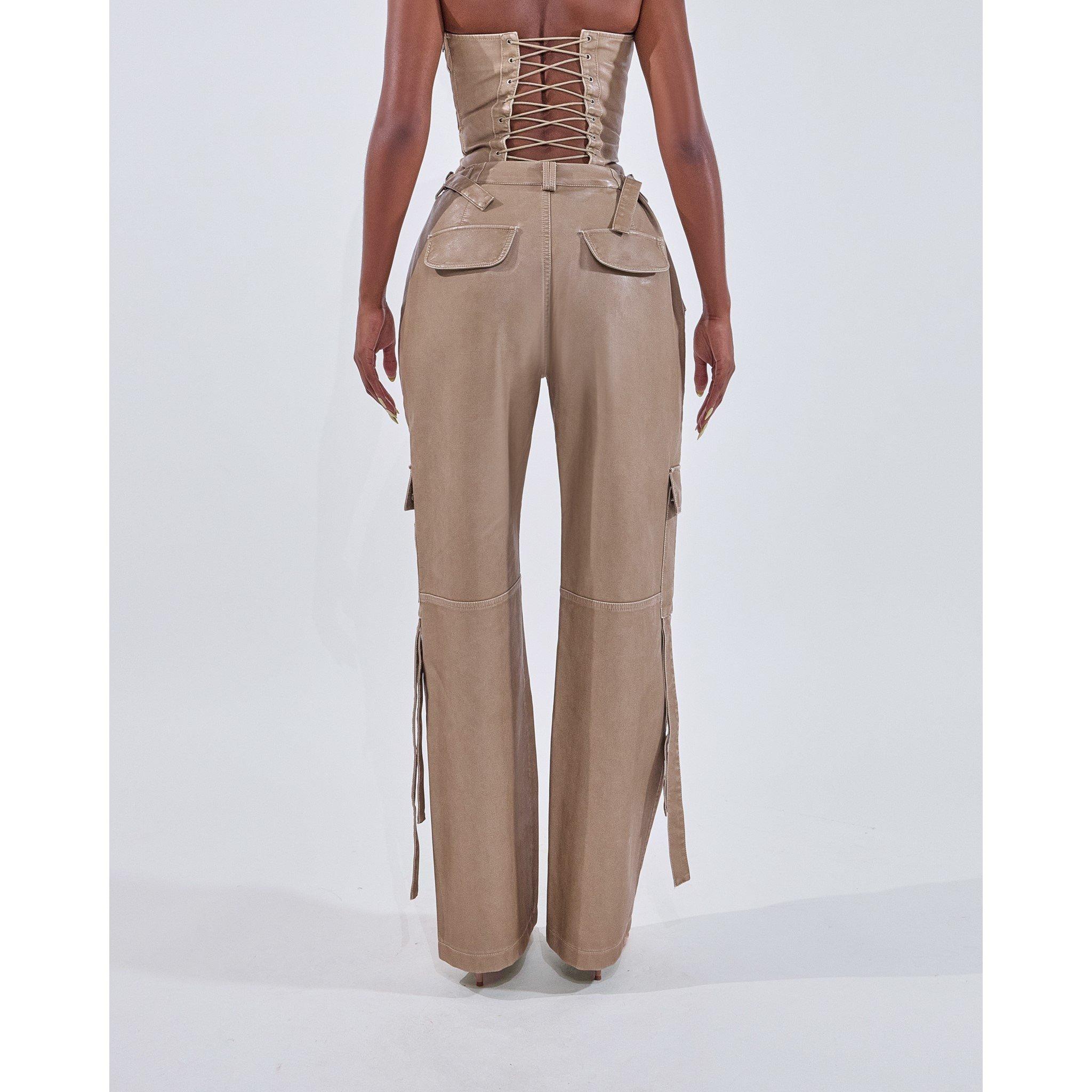 Light Brown - Mars The Label - Zeda Cargos Trousers - 5