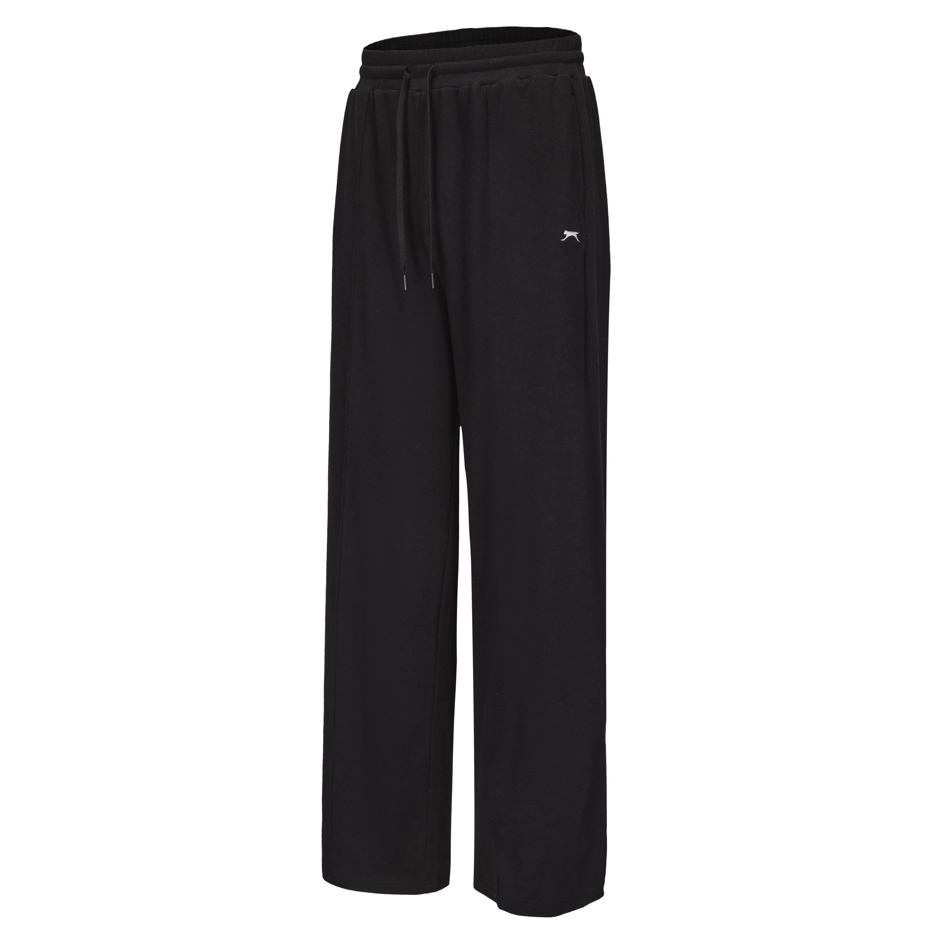 Black - Slazenger - Fleece Jogging Bottoms Womens - 3