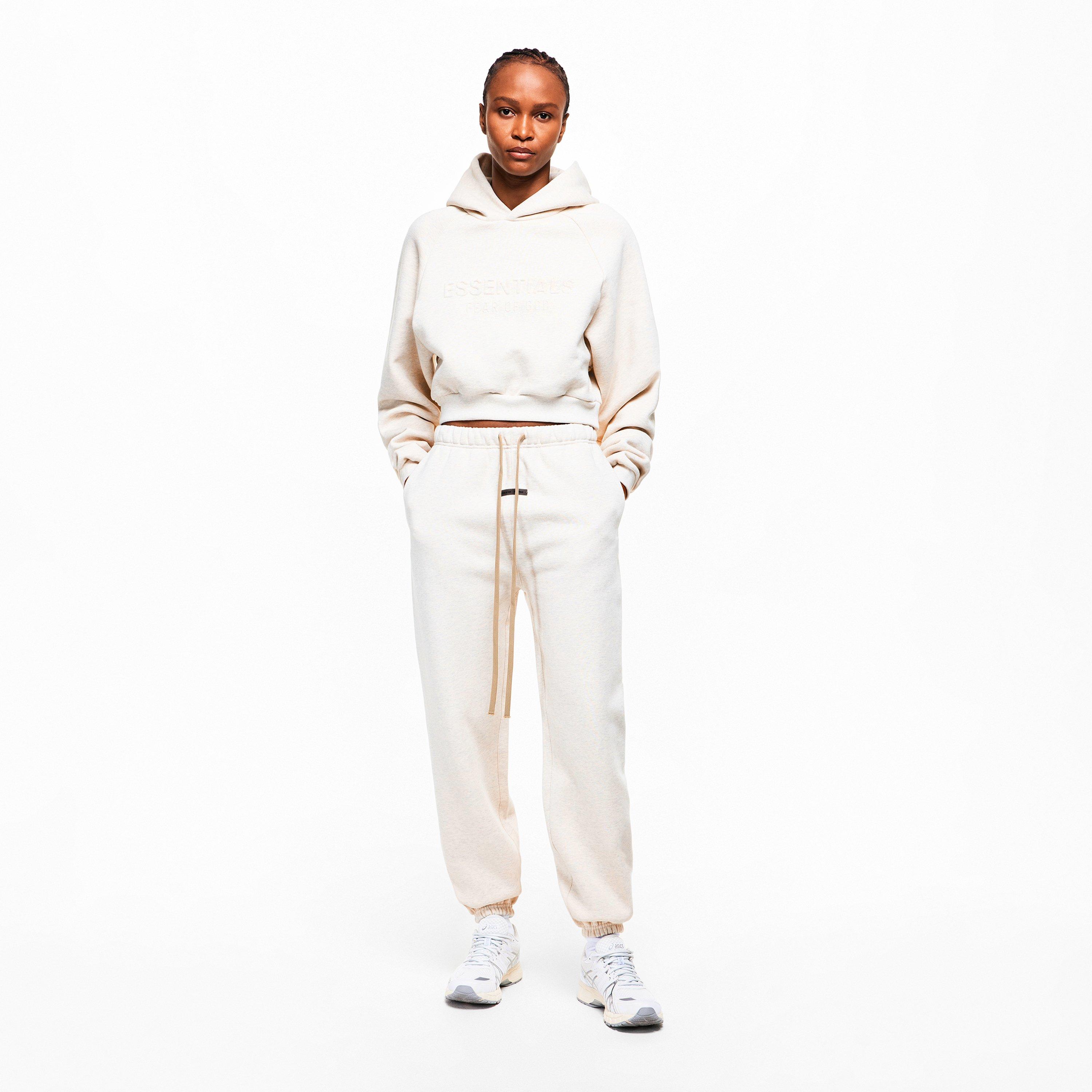 Oatmeal - Fear Of God Essentials - Womens Classic Sweatpants - 6