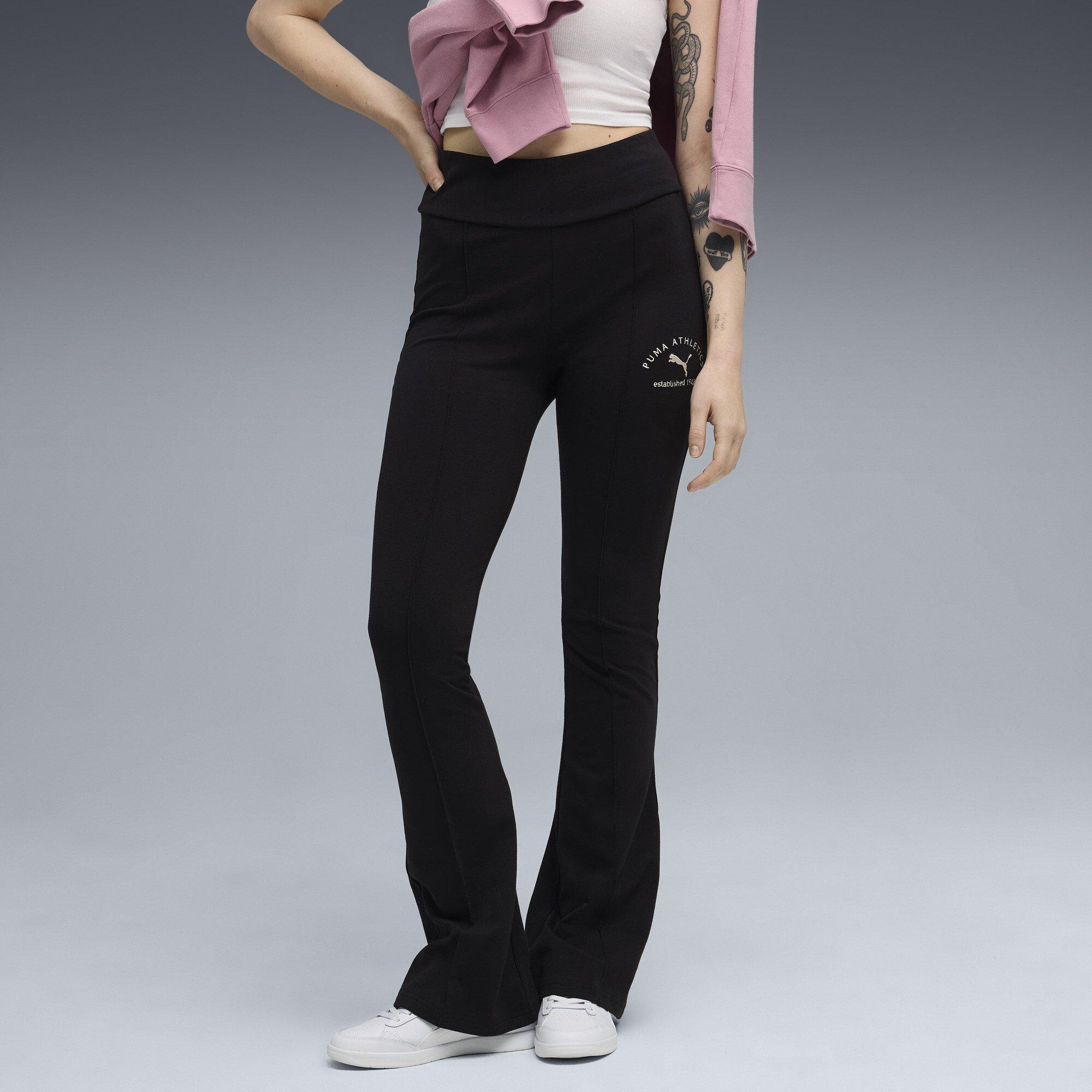 Puma Black - Puma - PUMA CLASS Womens High-Rise Flared Leggings - 3