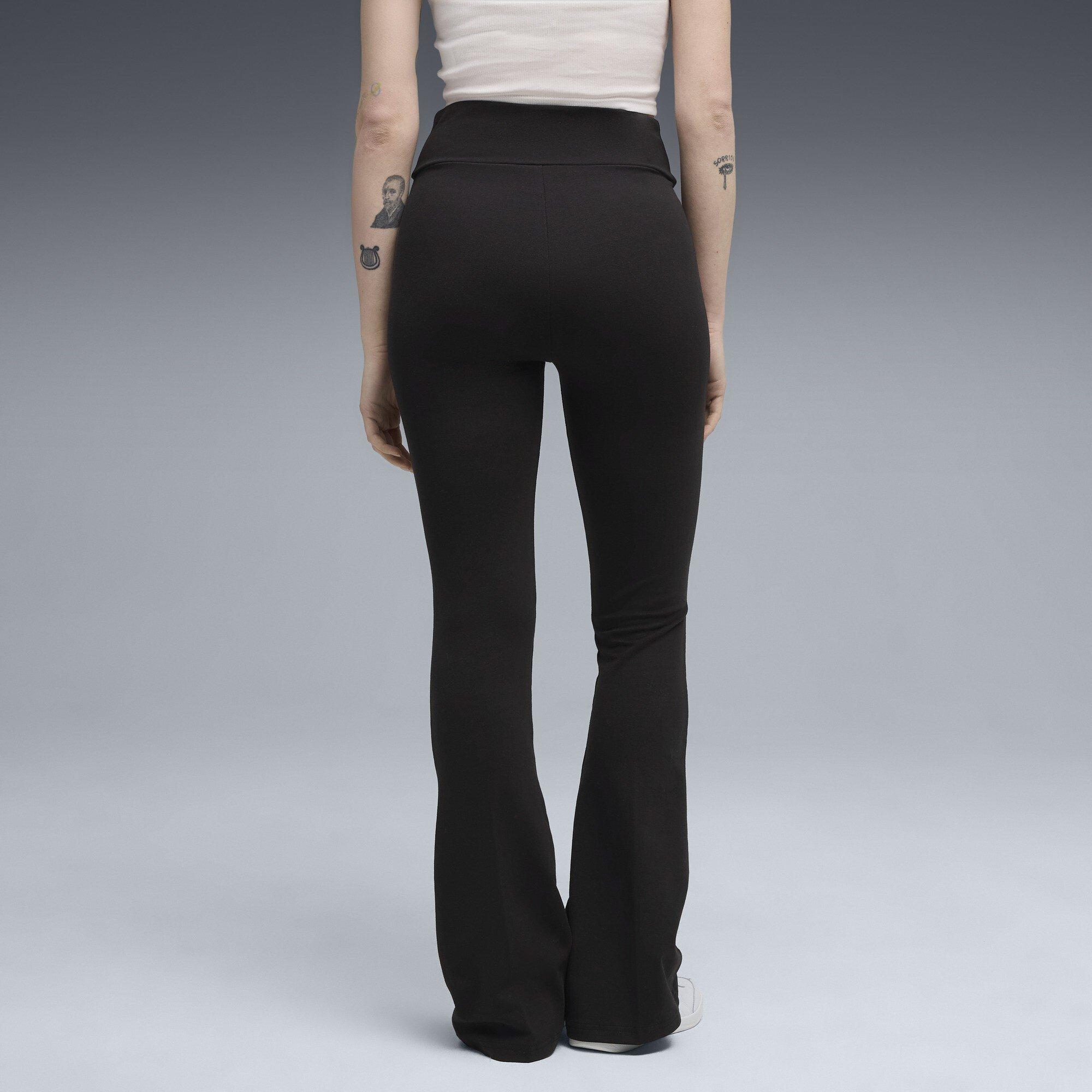 Puma Black - Puma - PUMA CLASS Womens High-Rise Flared Leggings - 4