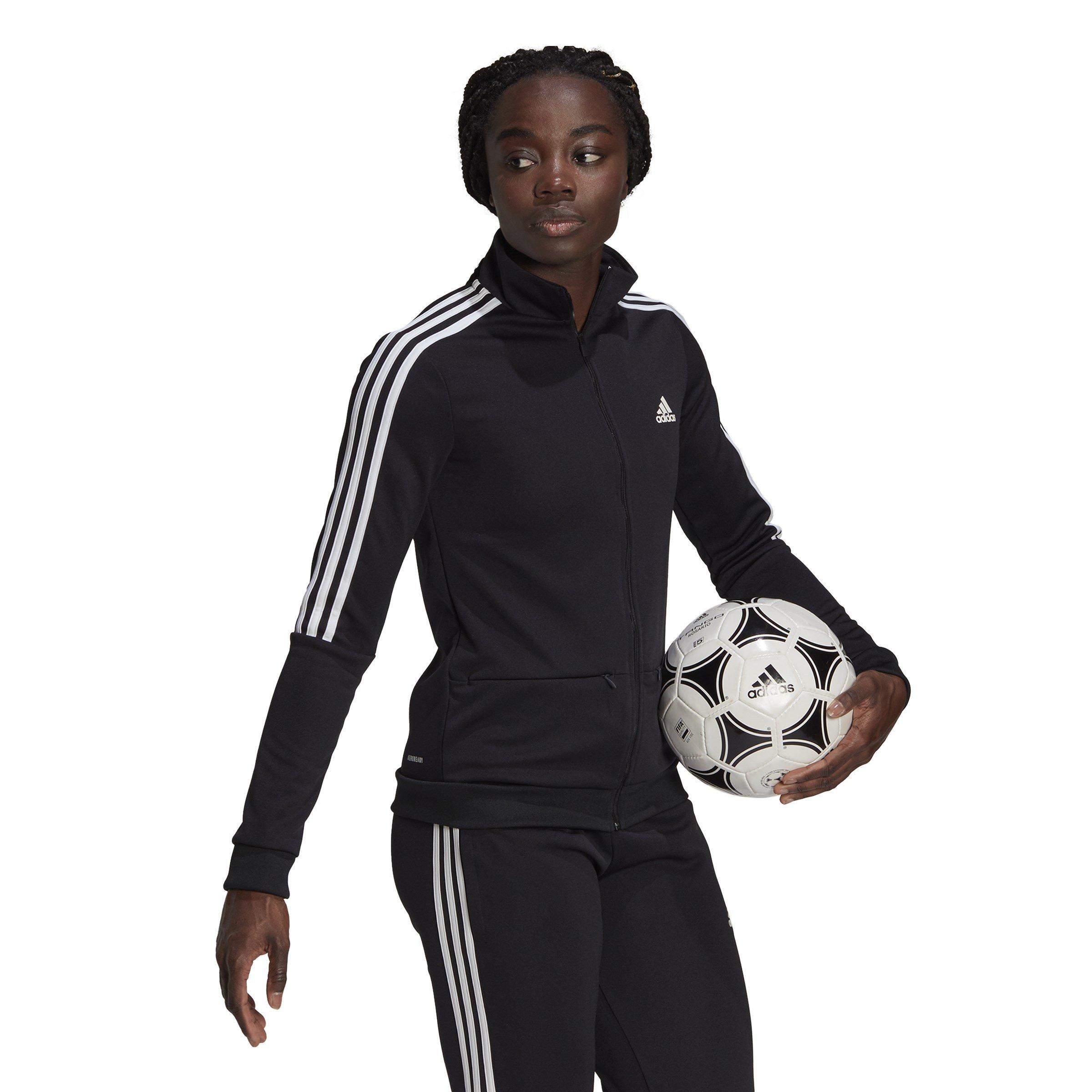 Black/White - adidas - Womens Football Sereno Track Top - 4
