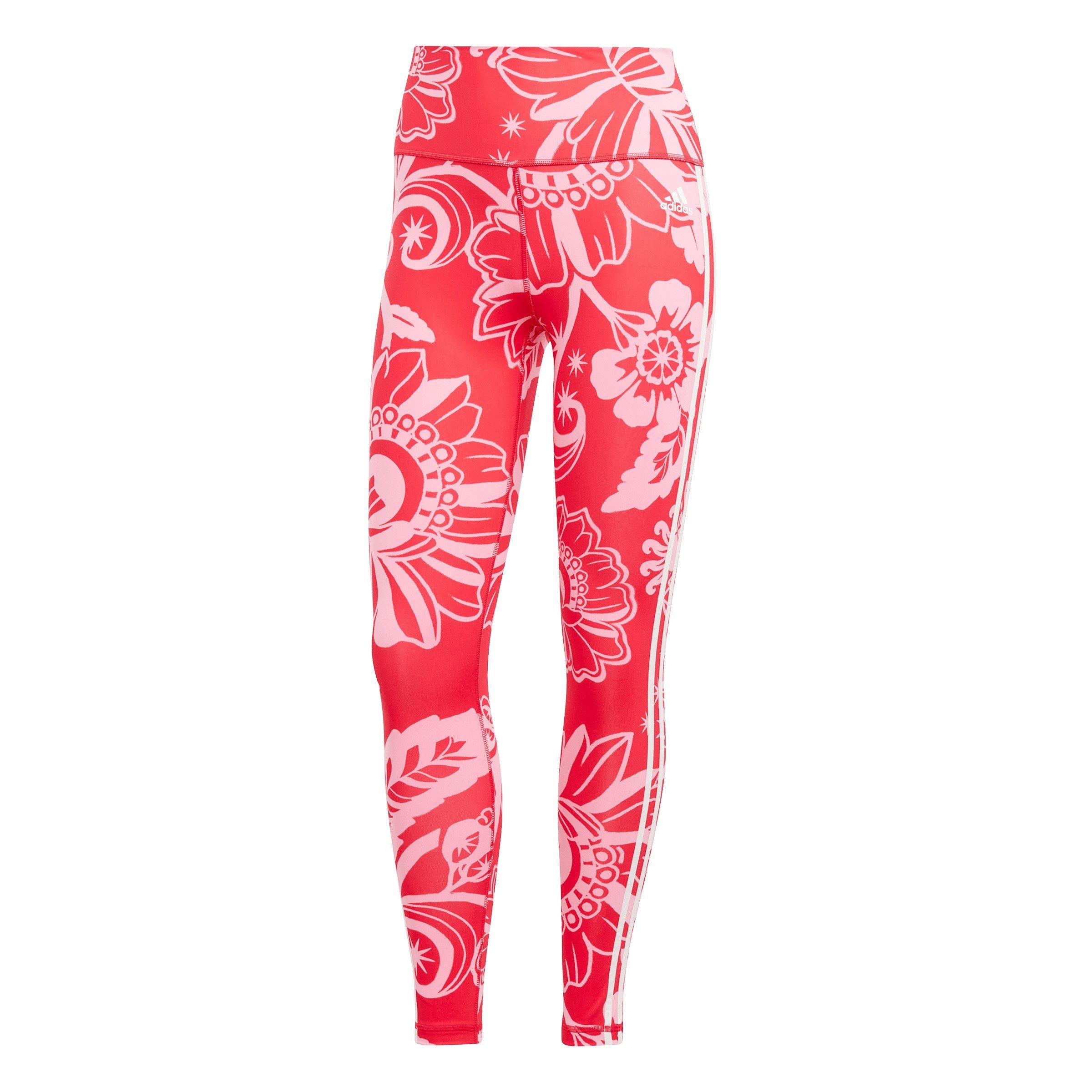 Adidas Women's Farm Leggings - Vivid Red - 14 (L)