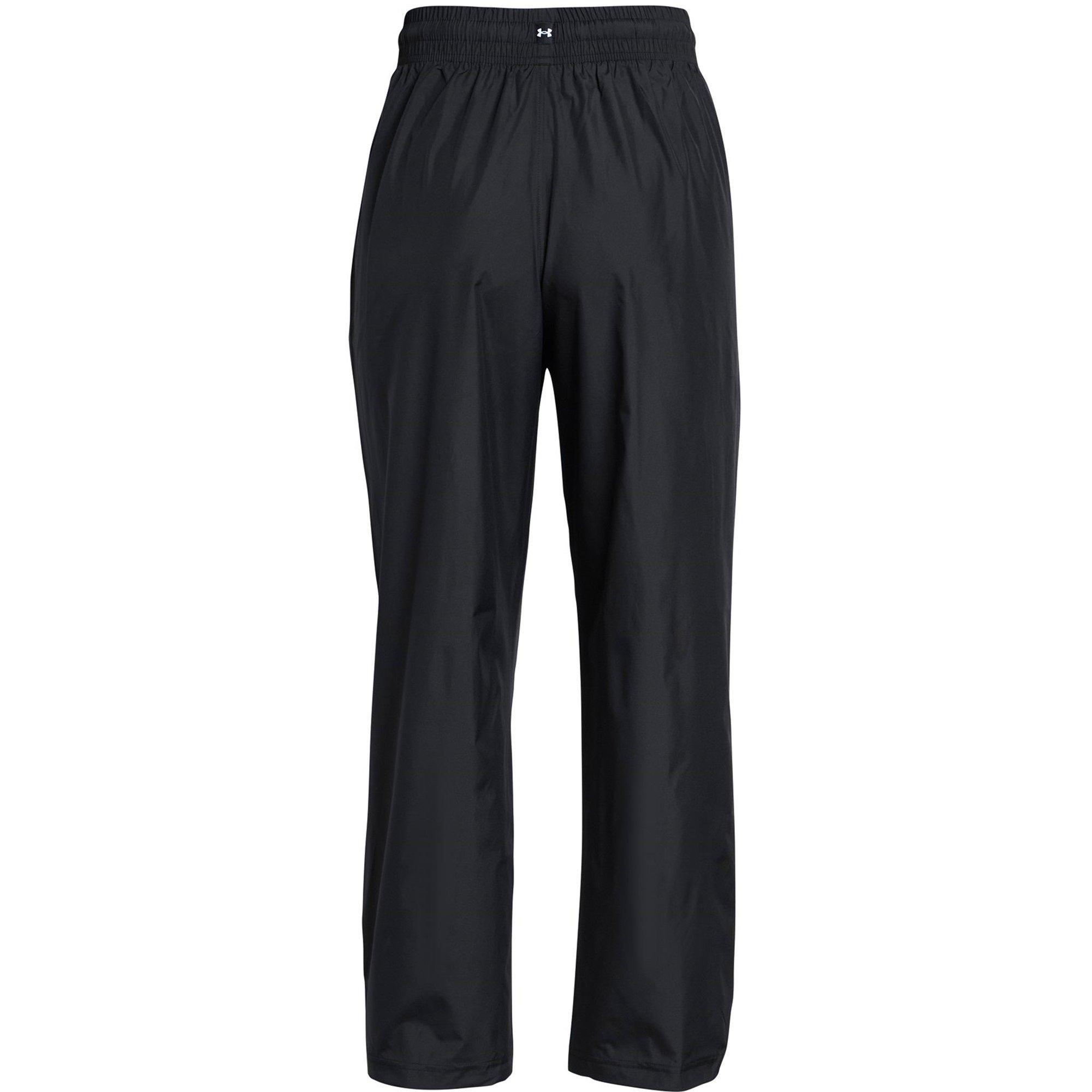 Schwarz - Under Armour - Open Hem Poly Tracksuit Joggers - 2