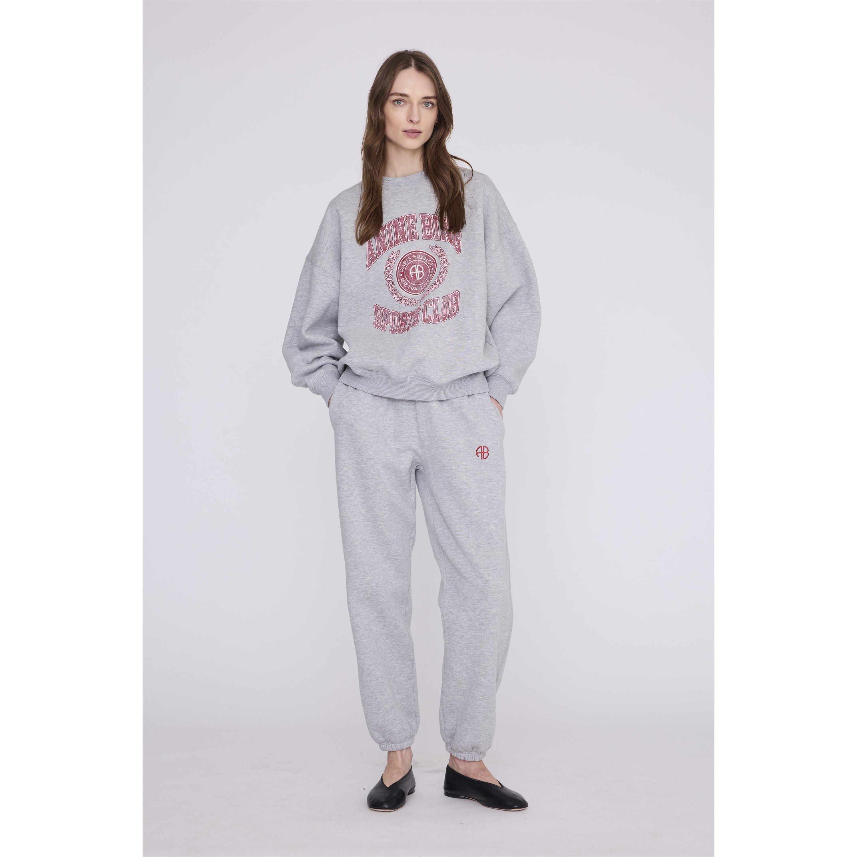 GREY - Anine Bing - Women's Karter Cotton Joggers - 1