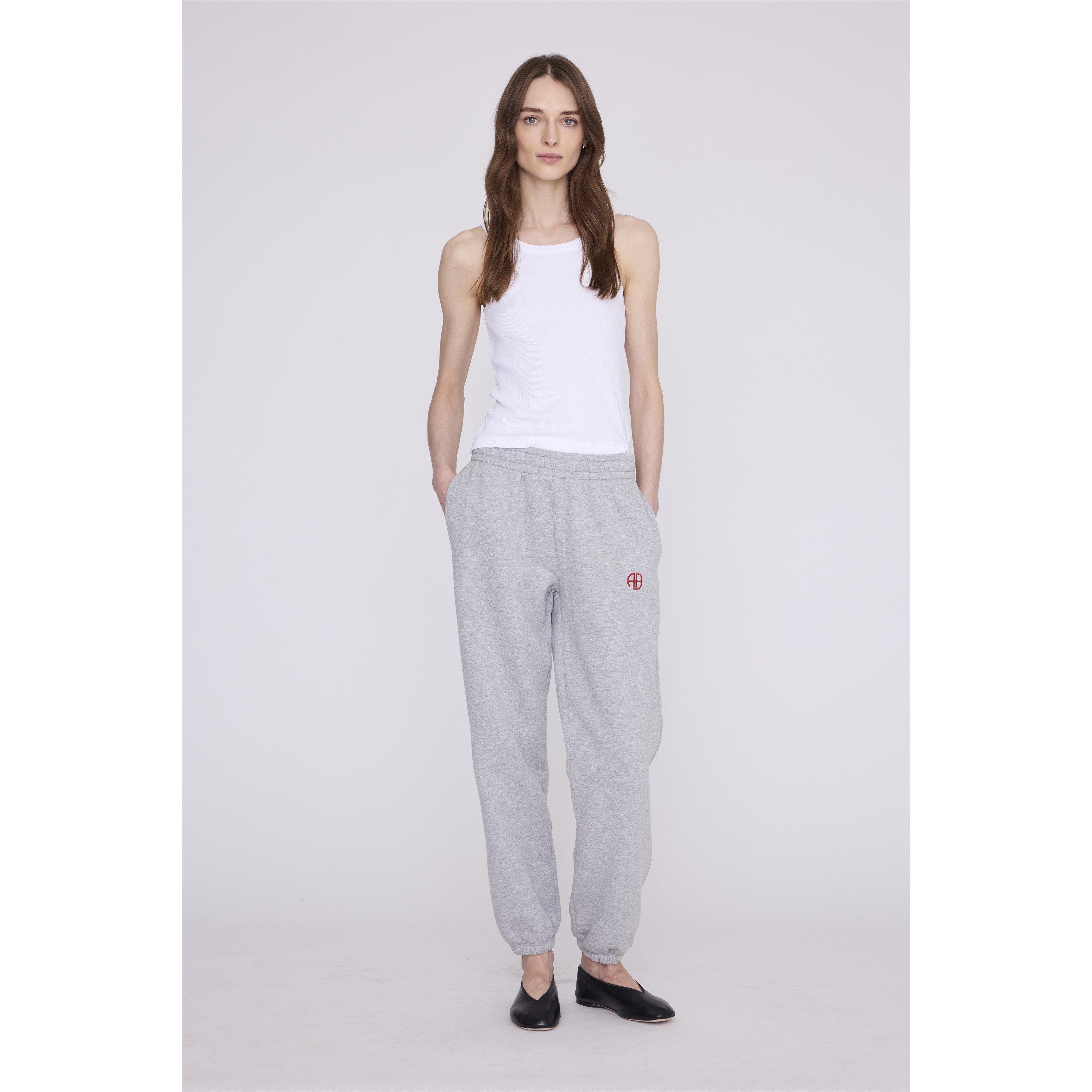 GREY - Anine Bing - Women's Karter Cotton Joggers - 3