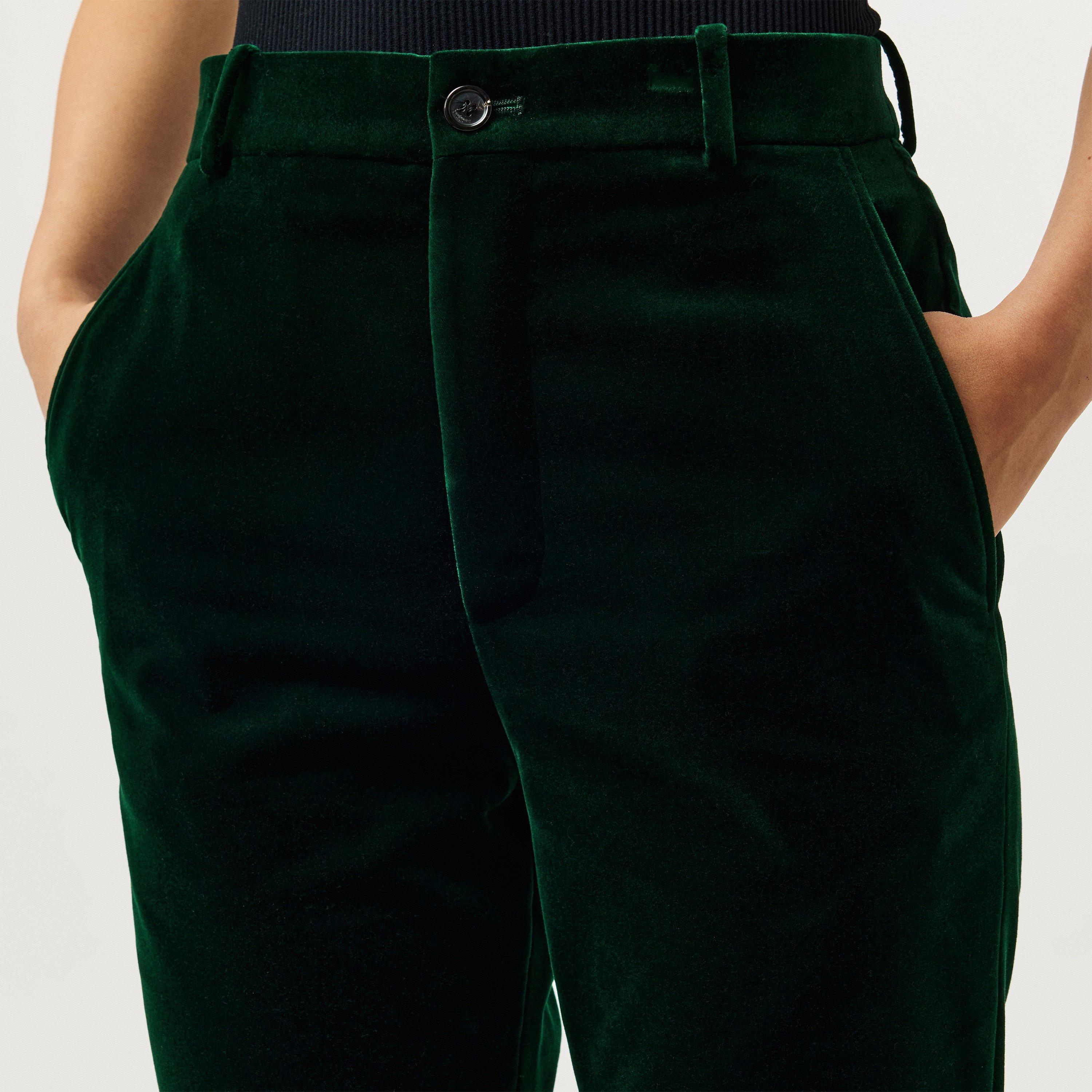 Emeraude - Saint Laurent - Women's Wide Leg Trousers - 5