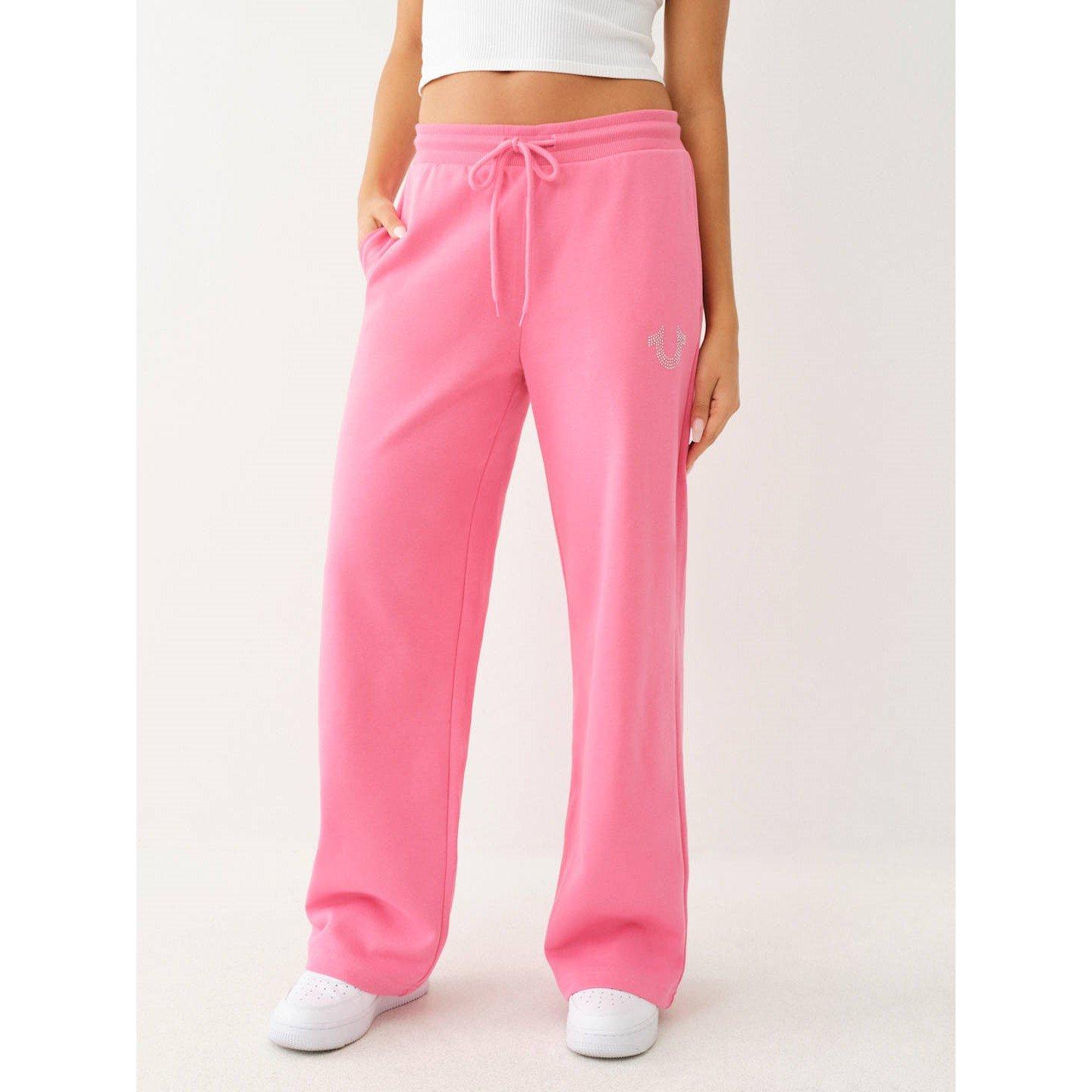 Allsense Men's Slim Fit Harem Jogger Pants - Drawstring Waist, Tapered Cuffs (Color: Pink, Size: 3XL) - View #4