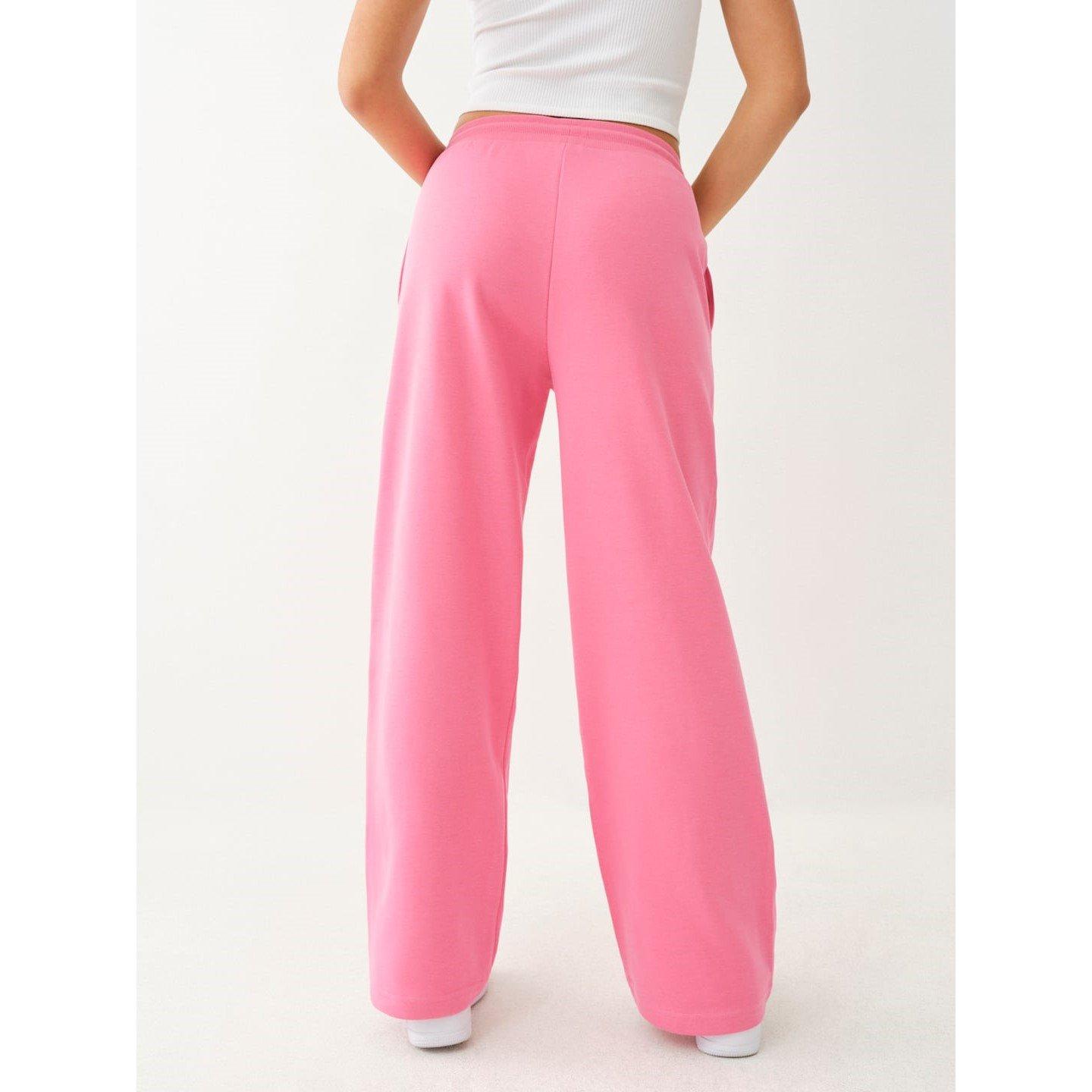 Rosa Choque - True Religion - Logo Open Hem Fleece Joggers - 2