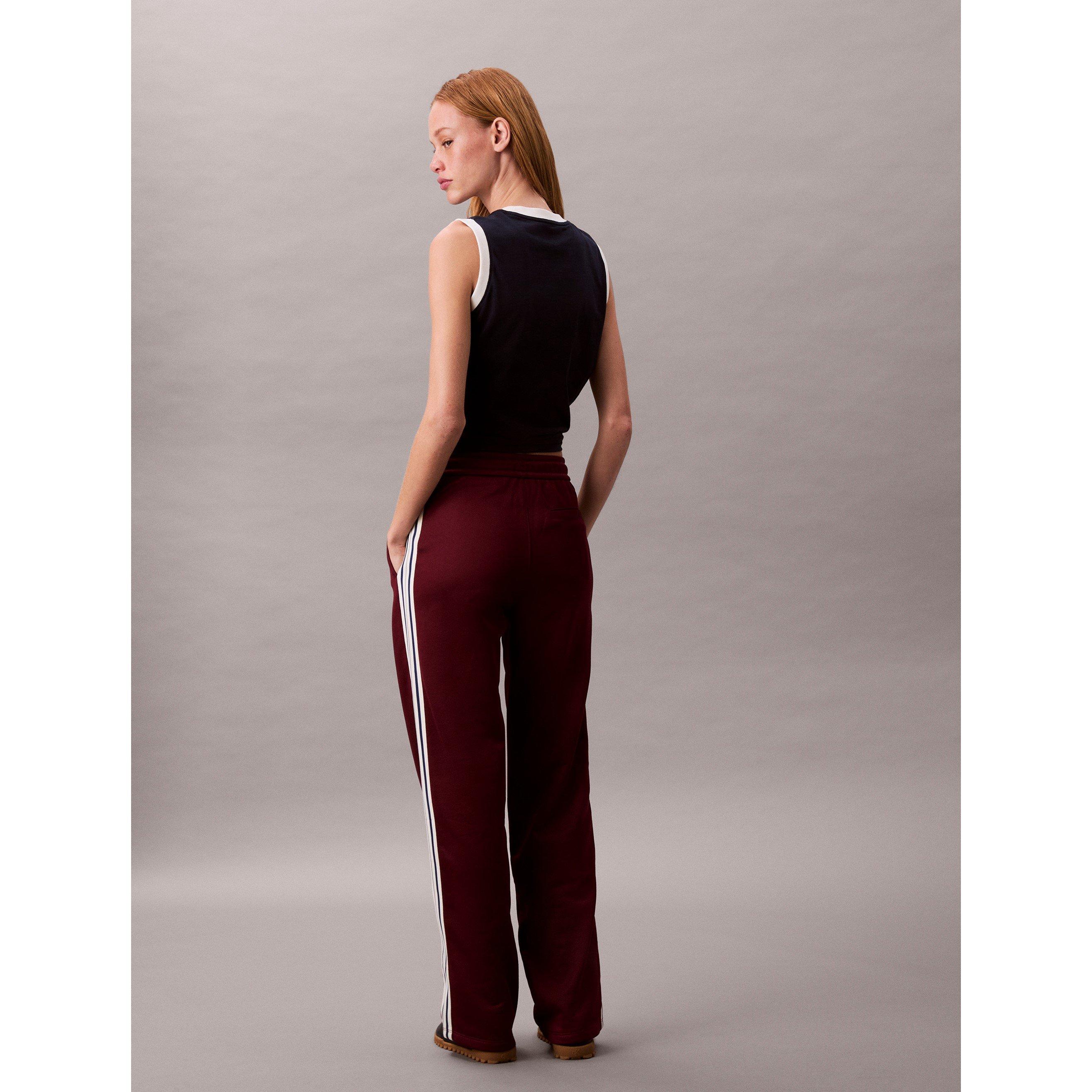 Rosso Profondo - Calvin Klein Jeans - Women's Open Hem Woven Joggers - 4