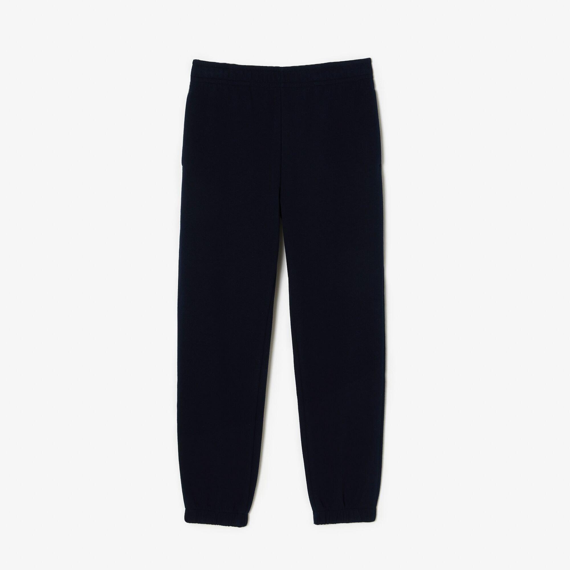 Navy Blue - Lacoste - Women's Closed Hem Woven Tracksuit Joggers - 1