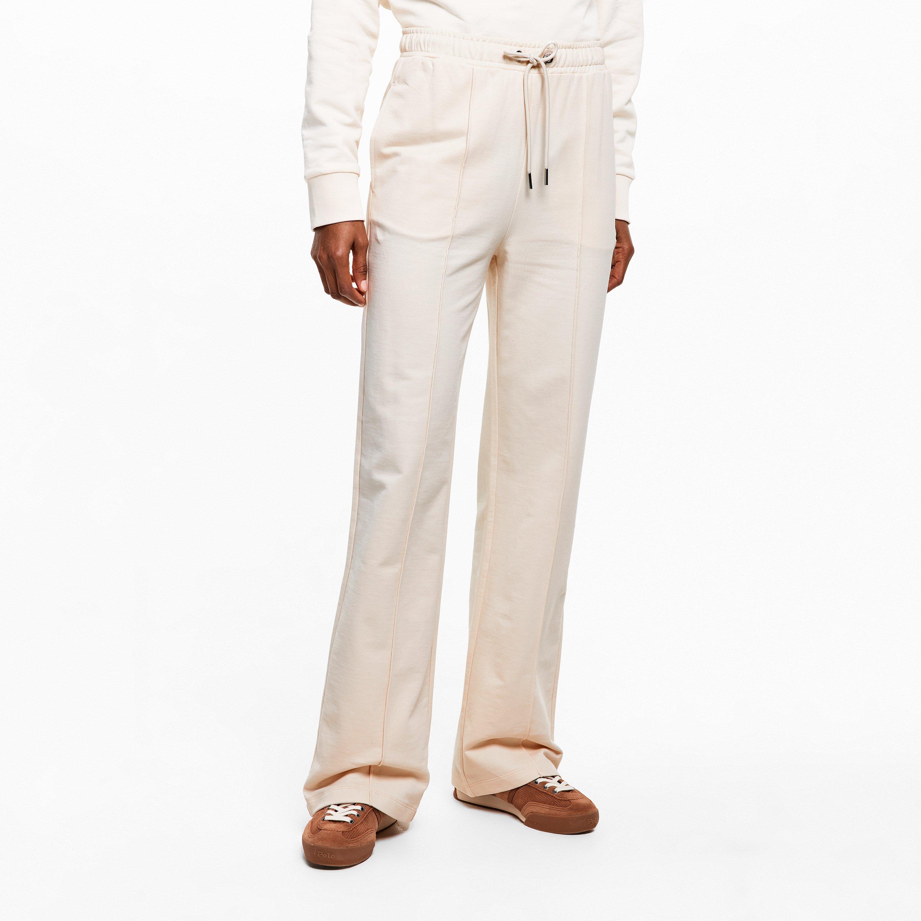 Cream 034 - Moncler - Women's Wide Leg Trousers - 3