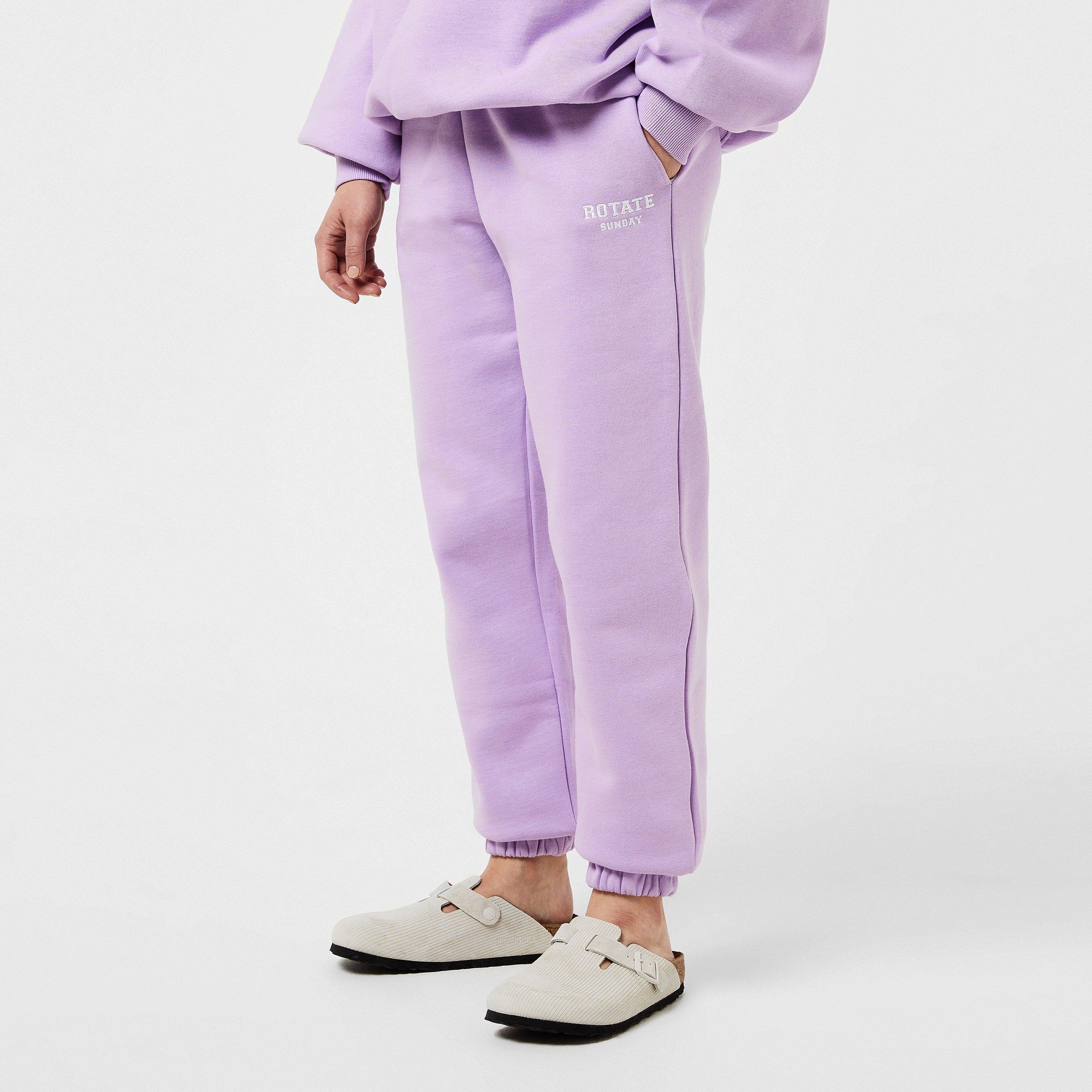 Crocus Petal - Rotate Sunday - Women's Mimi Cotton Oversized Joggers - 3