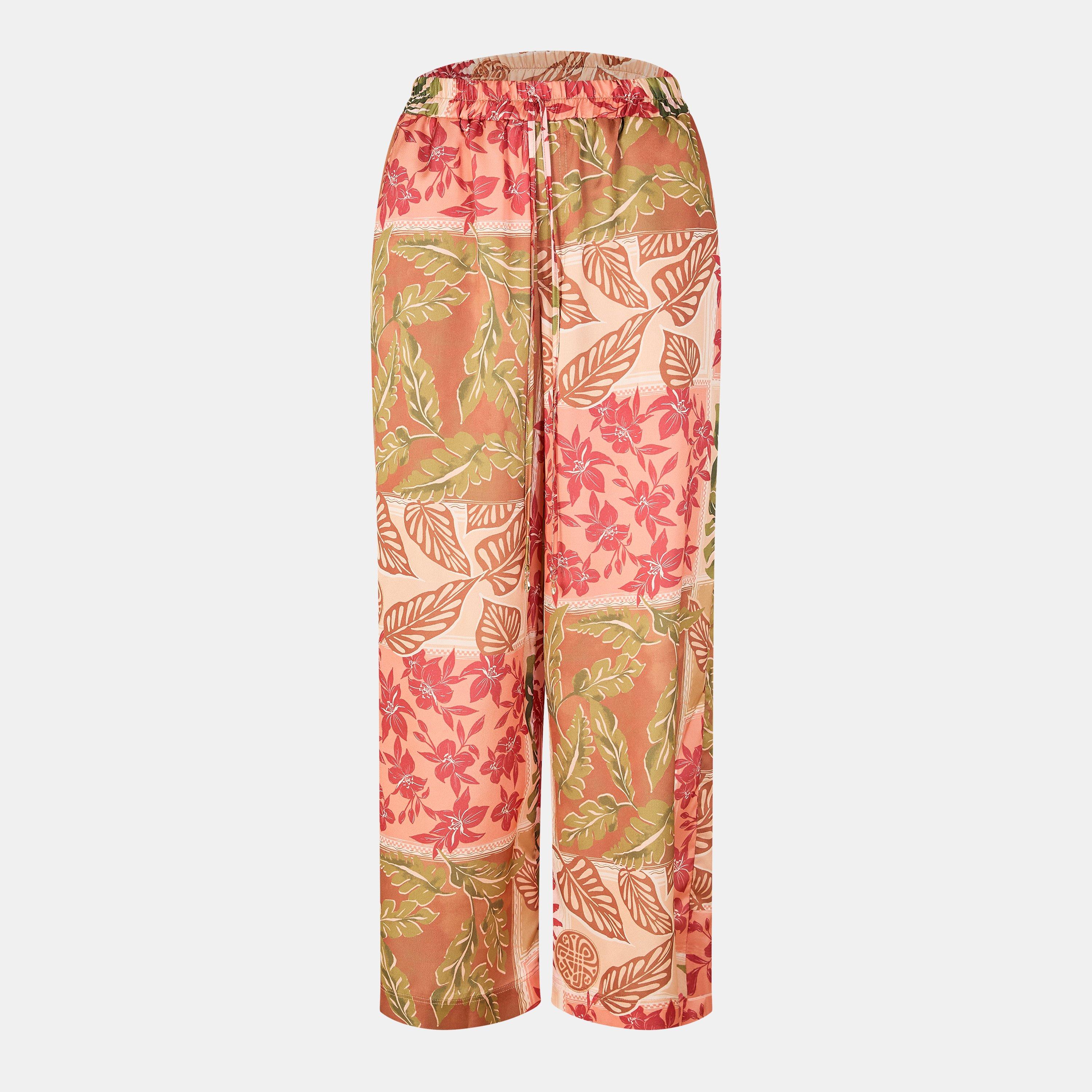 Biba Women's Wide Leg Trousers - Patchwork - 14 (L)