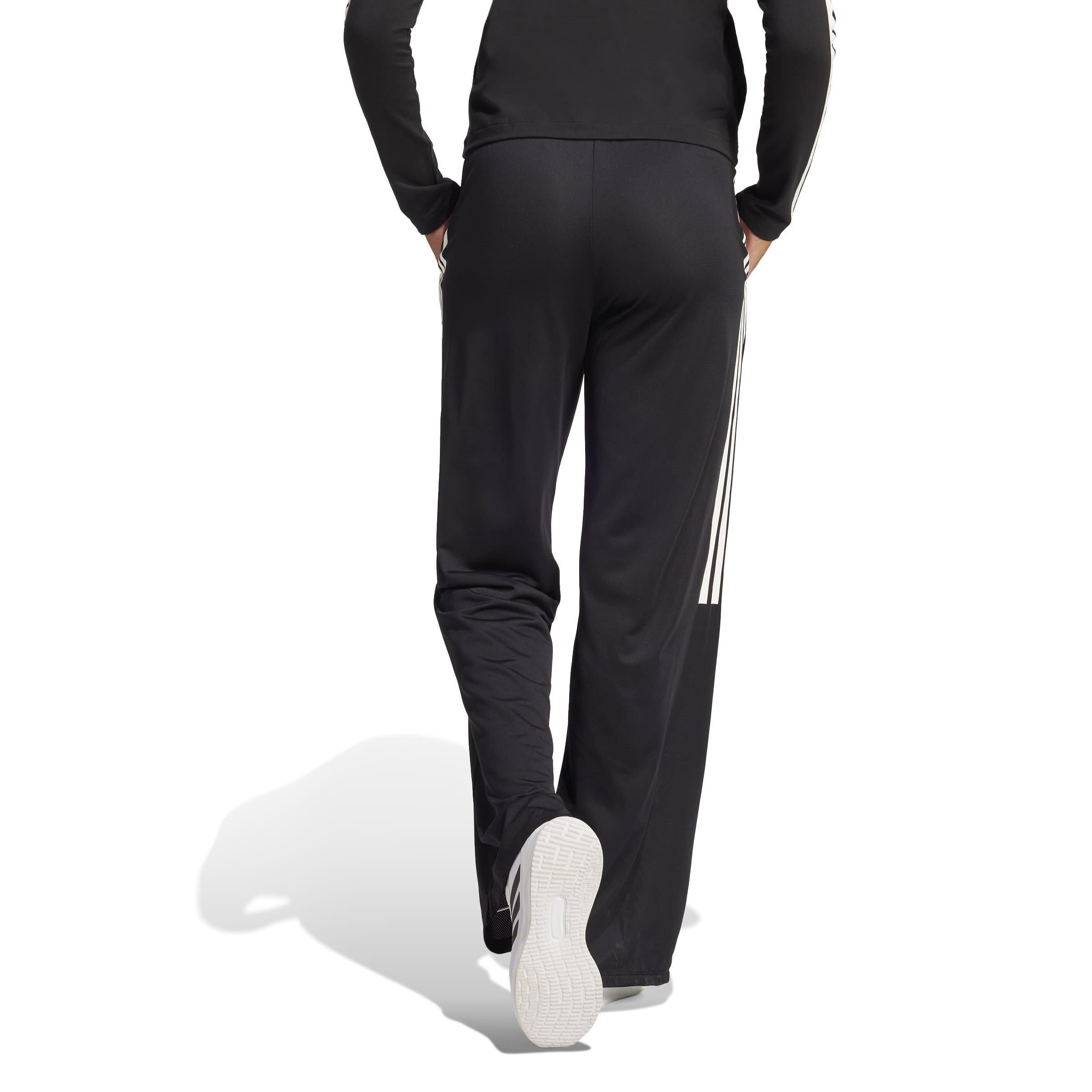 Black/White - adidas - Women's Tiro Open Hem Poly Tracksuit Joggers - 3