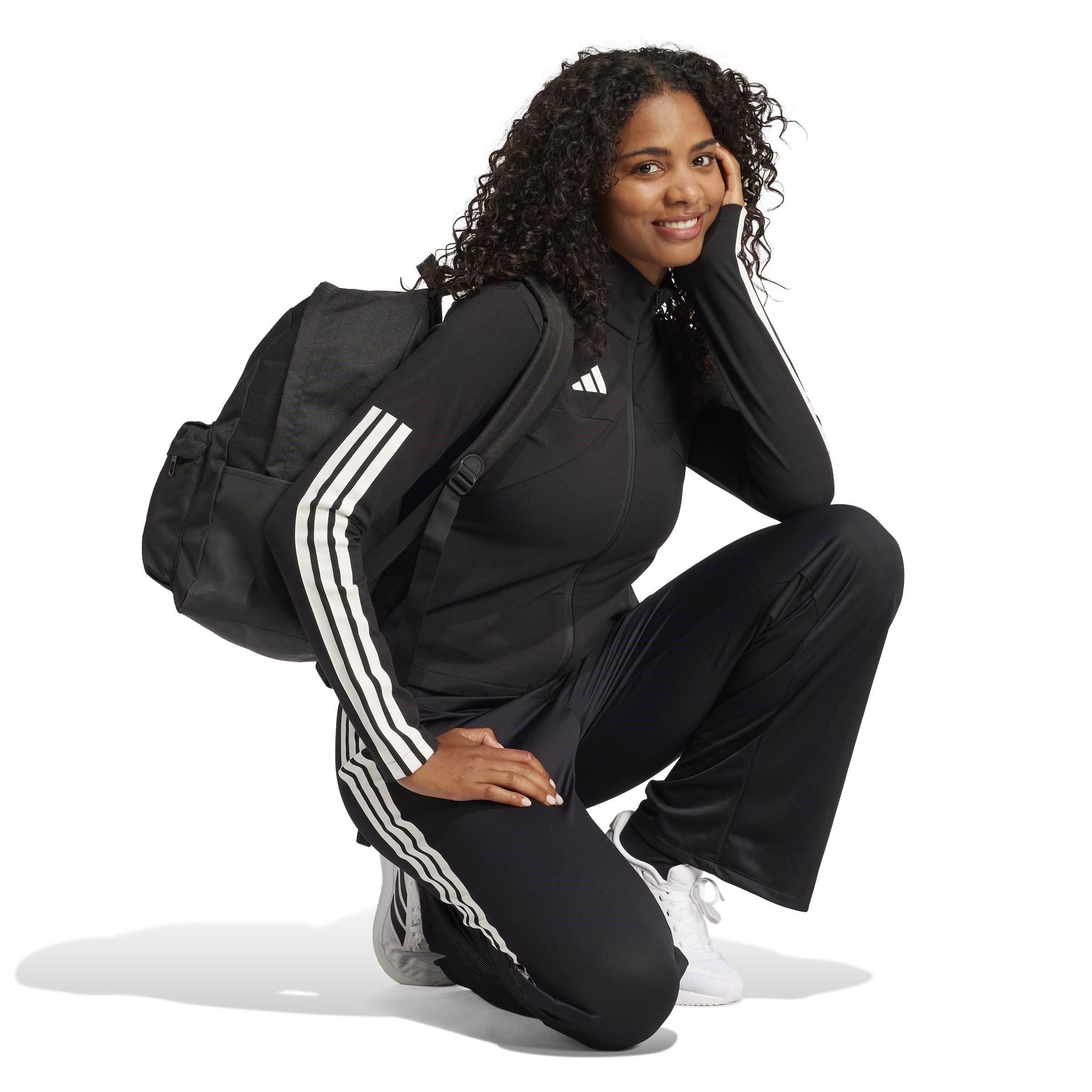 Black/White - adidas - Women's Tiro Open Hem Poly Tracksuit Joggers - 4