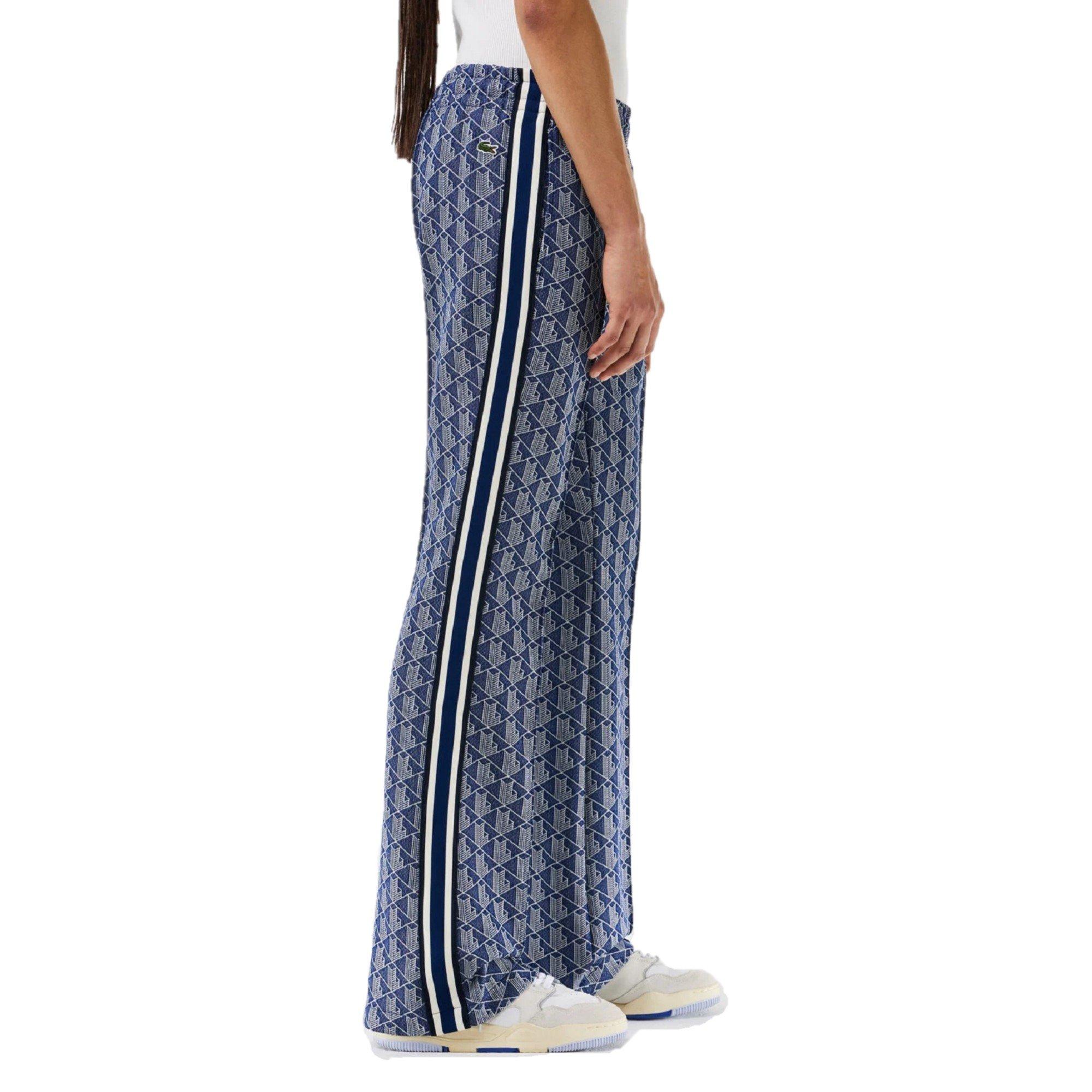 Lacoste Women's Monogram Jogging Bottoms - Methylene/Flour - 8 (36)