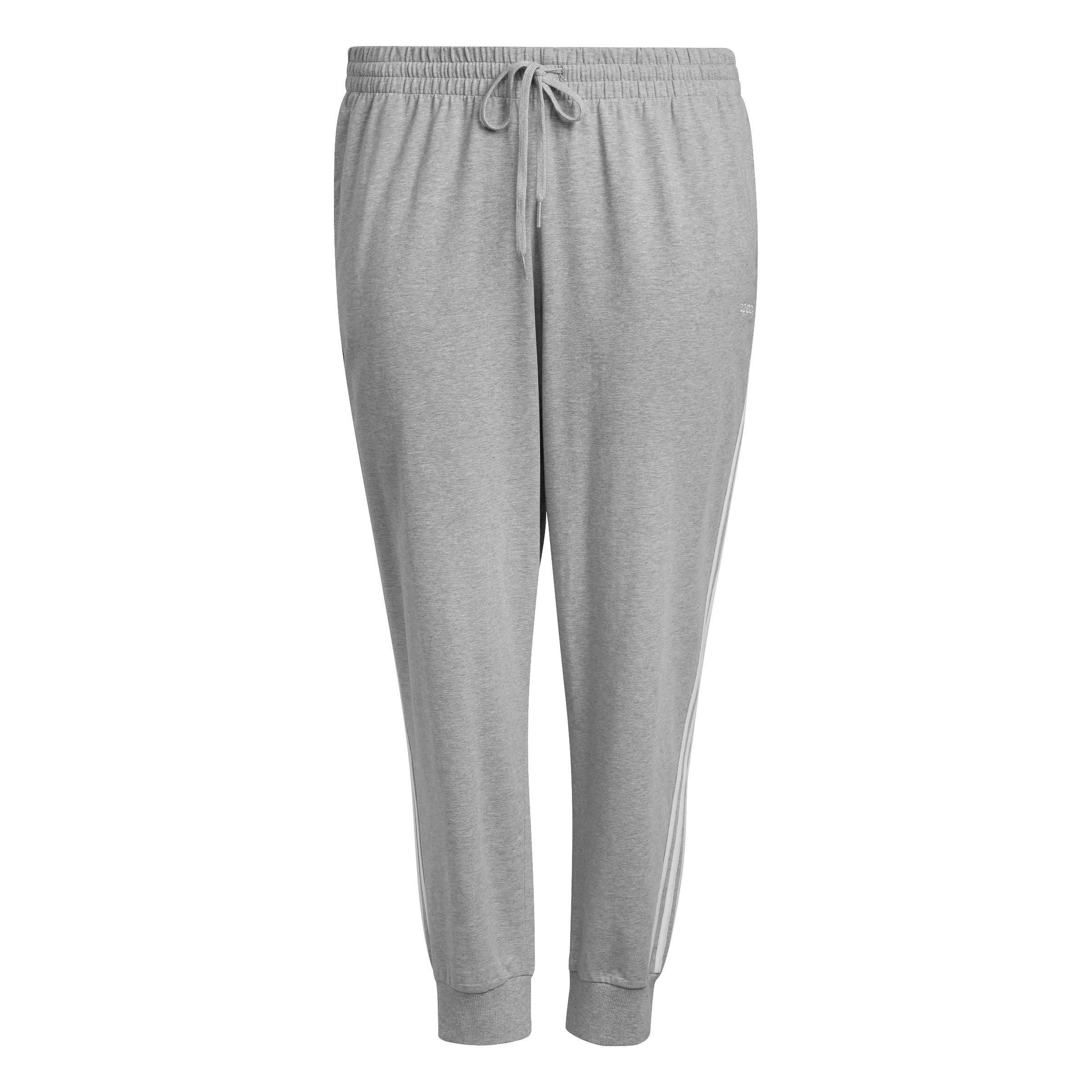Sivo - adidas - Essentials 3 Stripes Joggers Womens