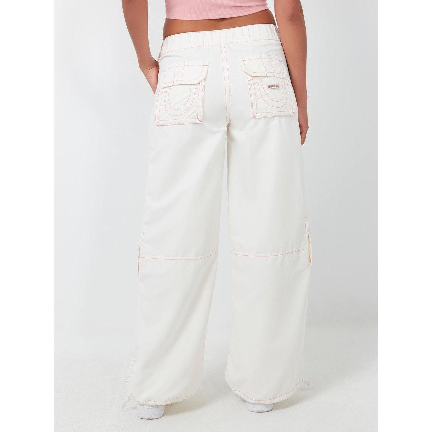 Winter White - True Religion - Jessie Baggy Cargo Trouser - 2