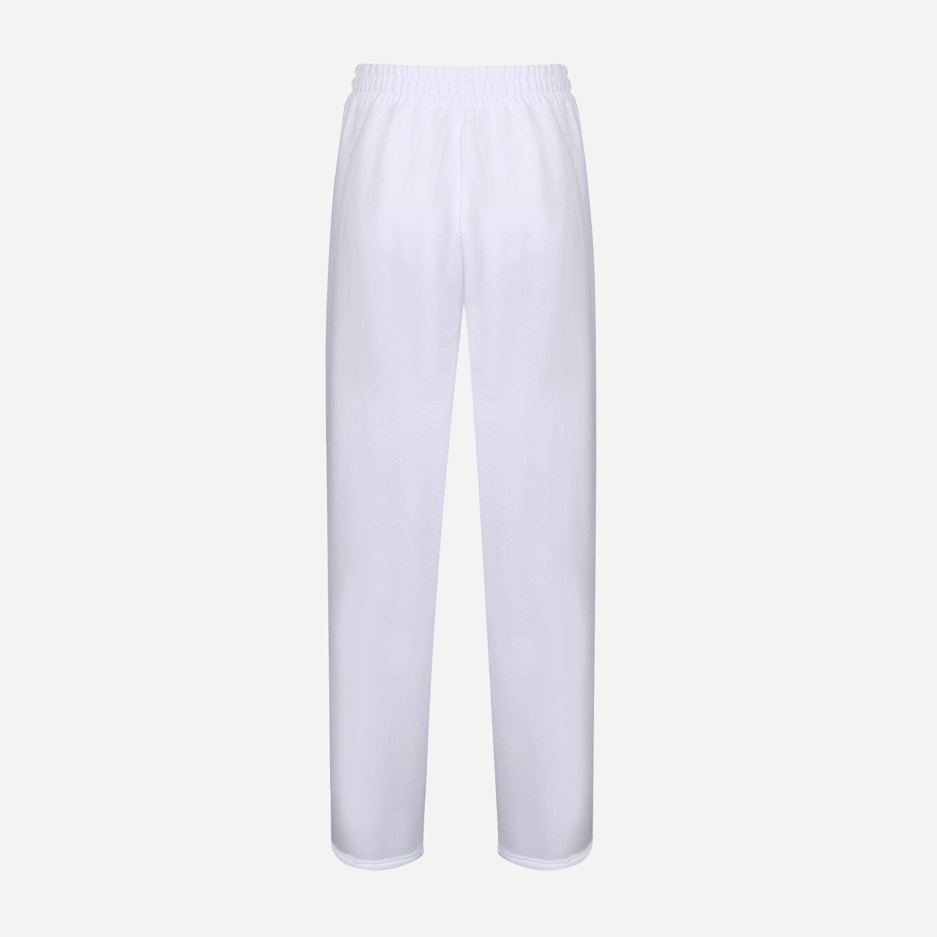 Biba Women's Logo Closed Hem Fleece Joggers - Cream - 10 (S)