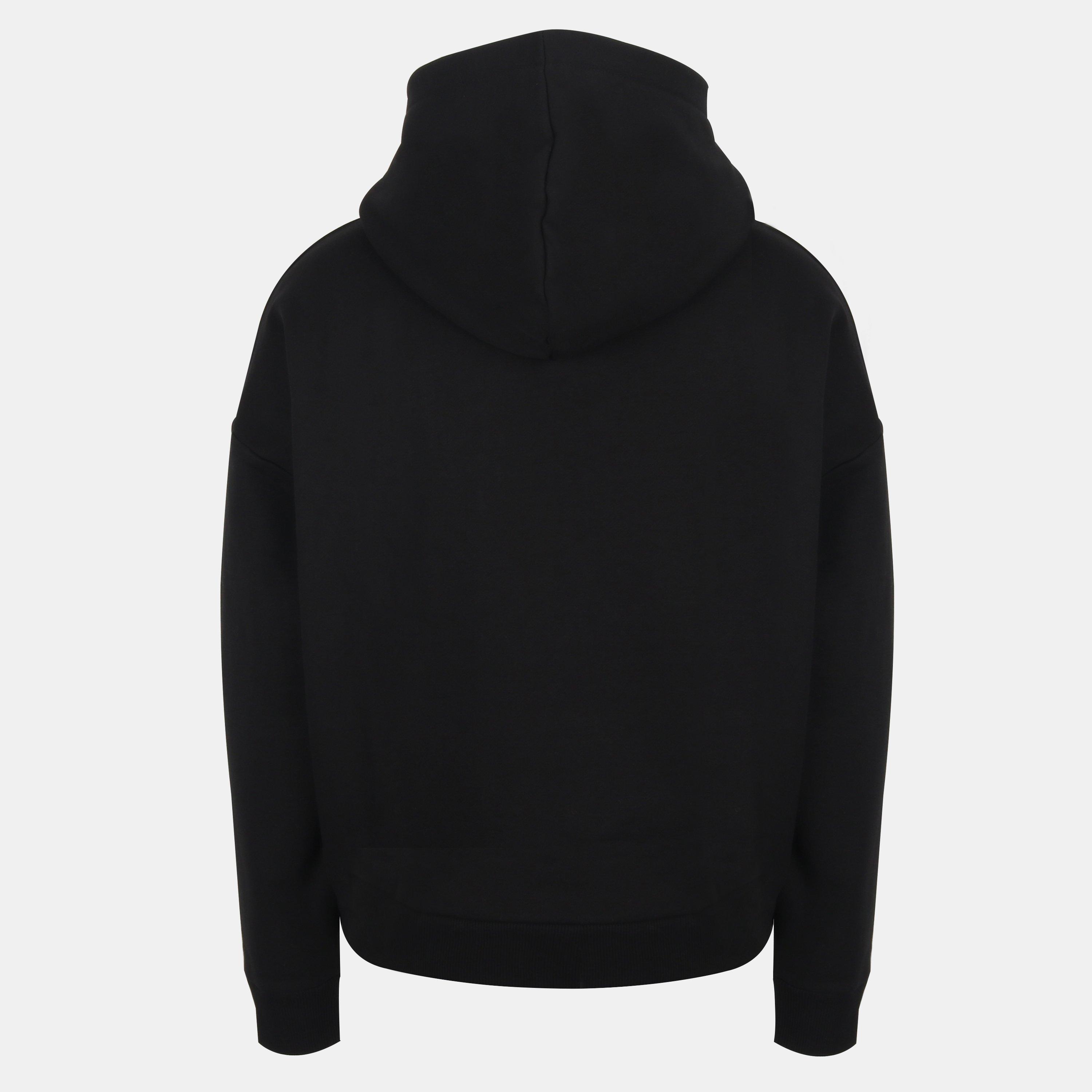 Black - Biba - Women's Over-the-Head Logo Fleece Hoodie - 3