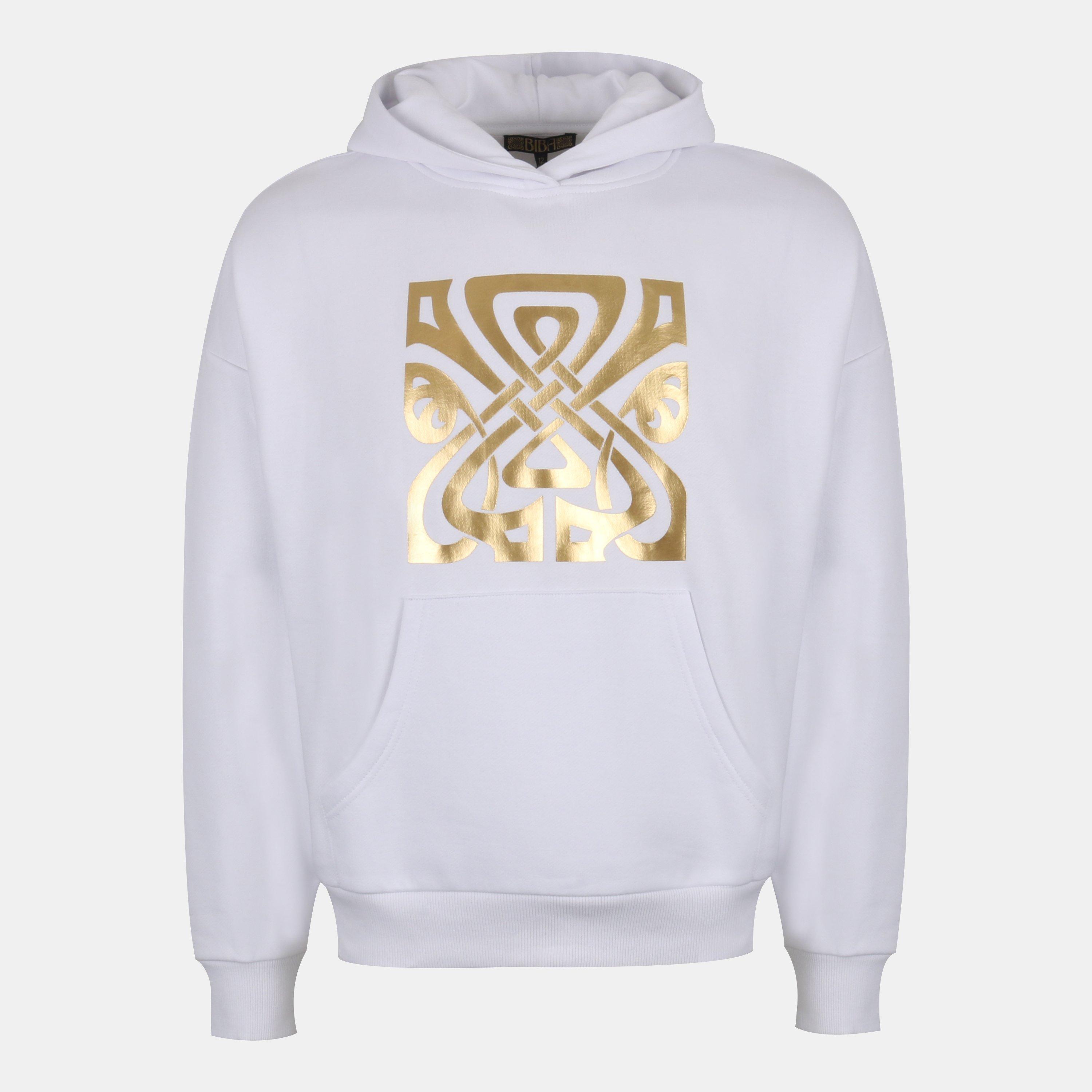cream - Biba - Women's Over-the-Head Logo Fleece Hoodie - 1