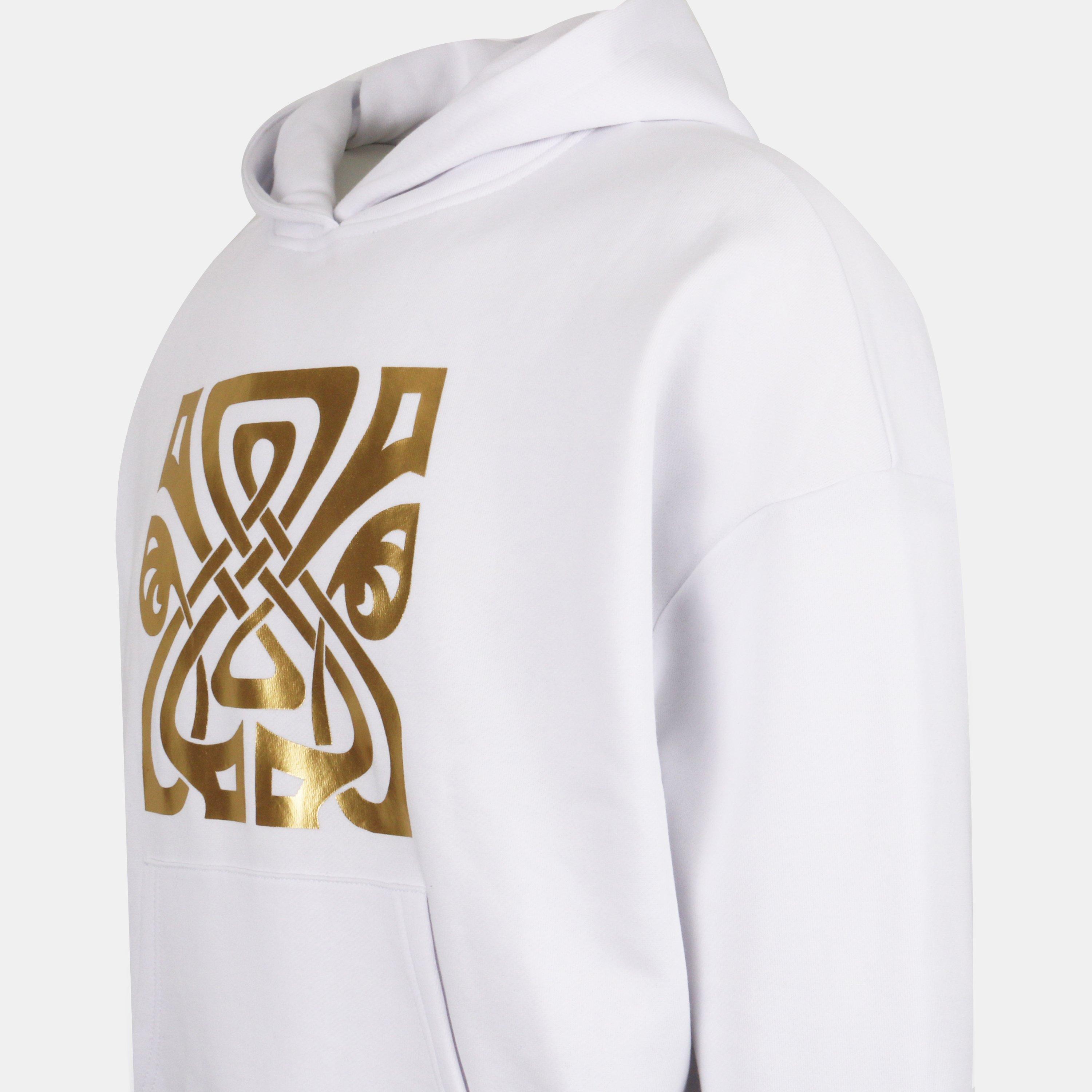creme - Biba - Women's Over-the-Head Logo Fleece Hoodie - 2