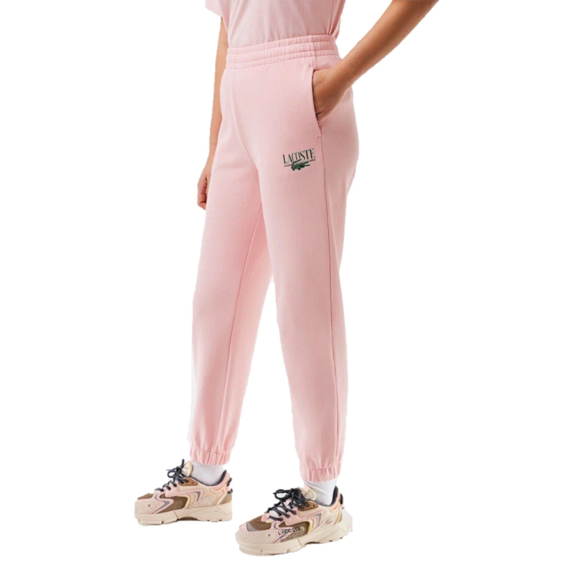 Lacoste Women's Logo Closed Hem Fleece Joggers - Waterlily - 4 (32)