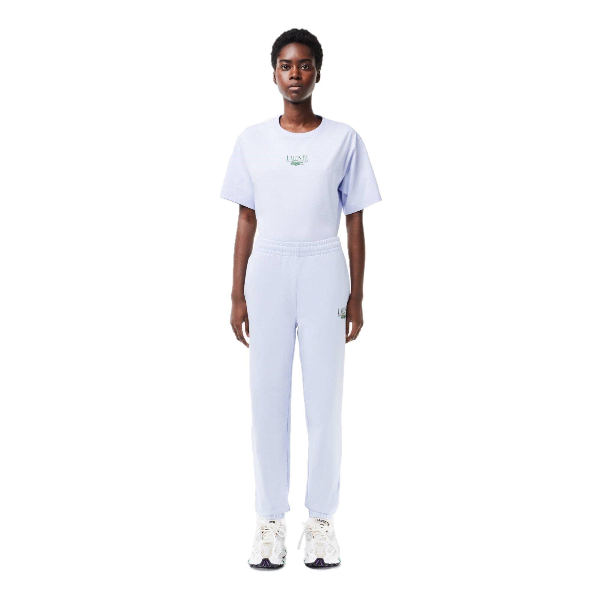Phoenix Blue - Lacoste - Women's Logo Closed Hem Fleece Joggers - 3