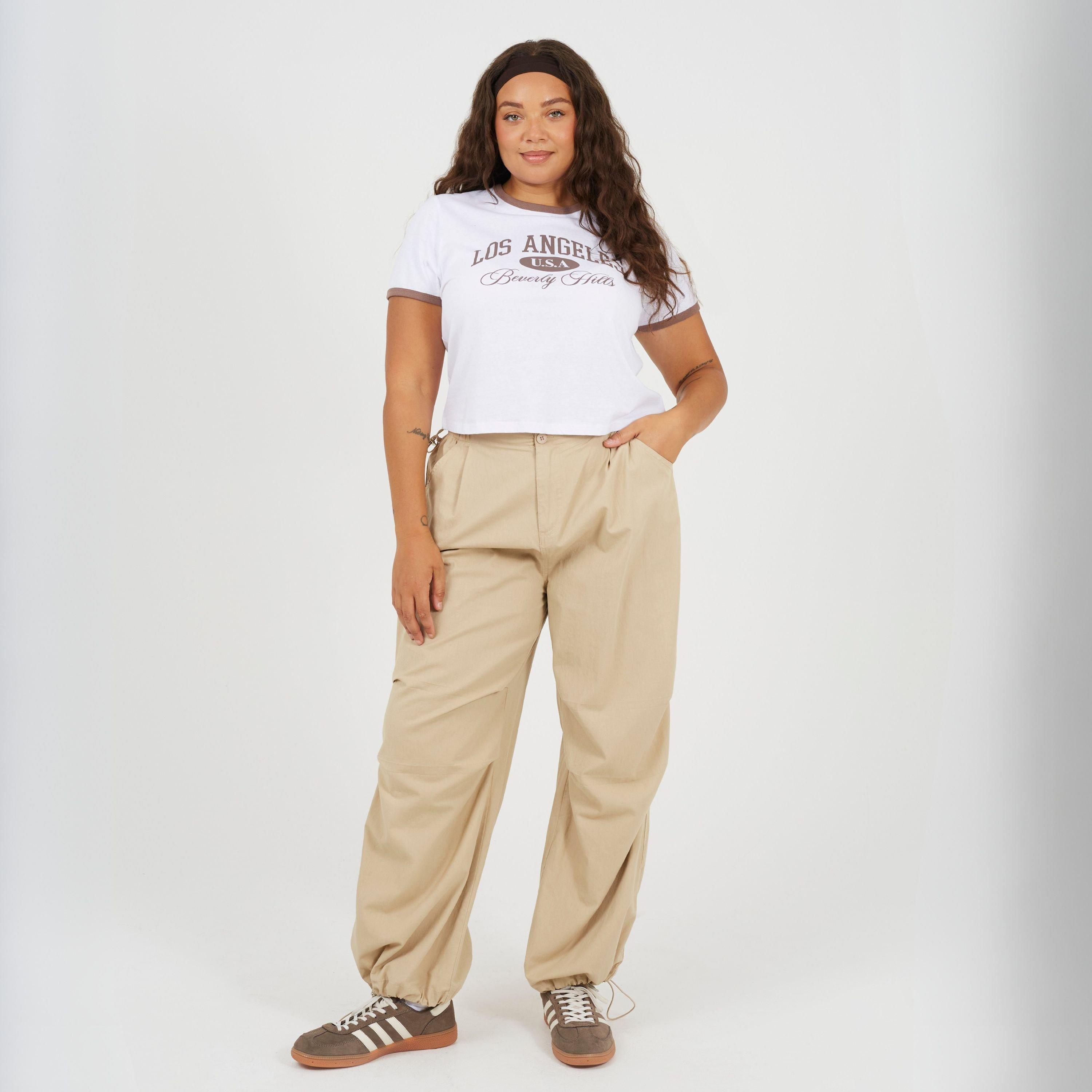 Stein - Brave Soul - Plus Size Utility Cargo Parachute Trousers - 4