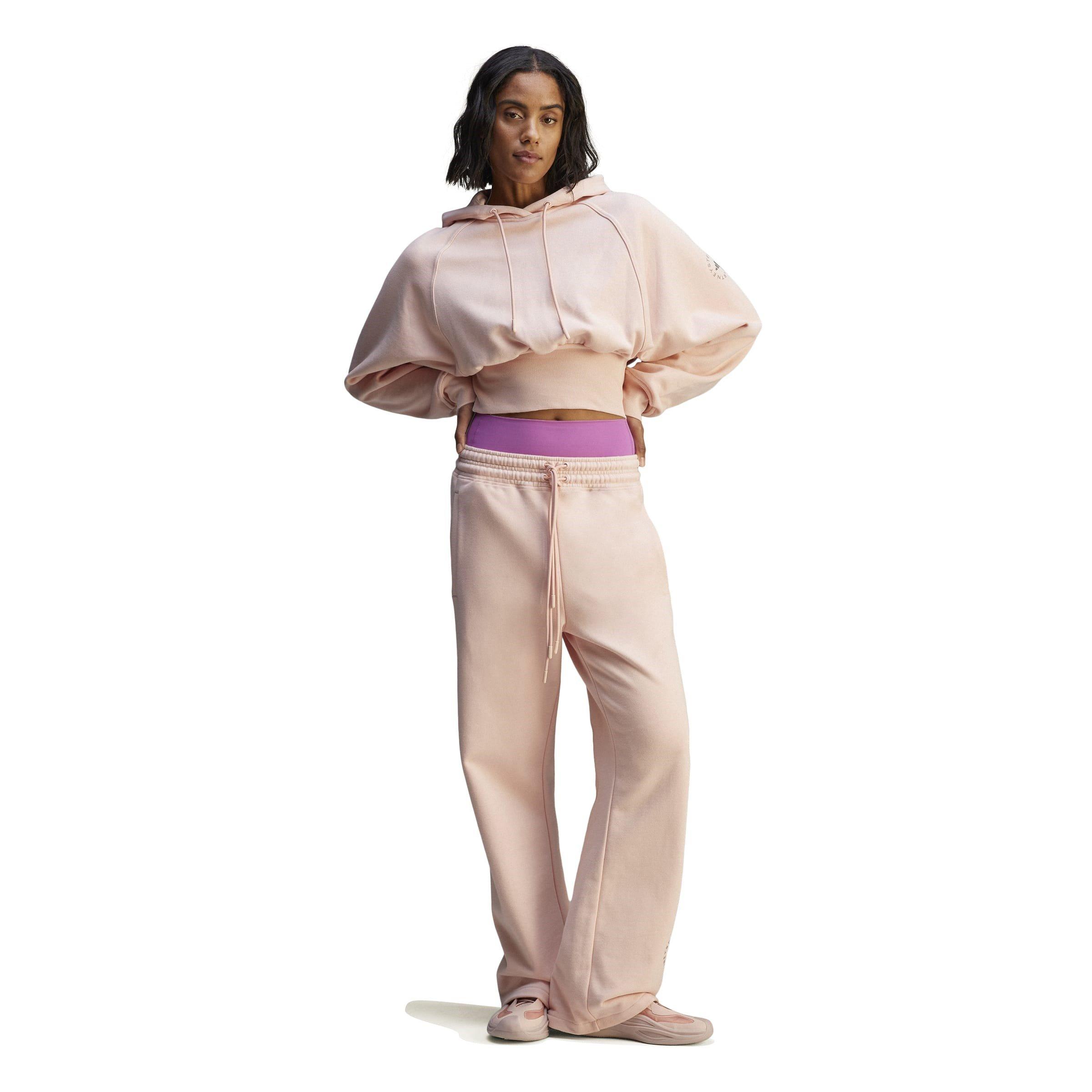 vapour pink - adidas by Stella McCartney - Adidas Straight Trousers Womens - 3