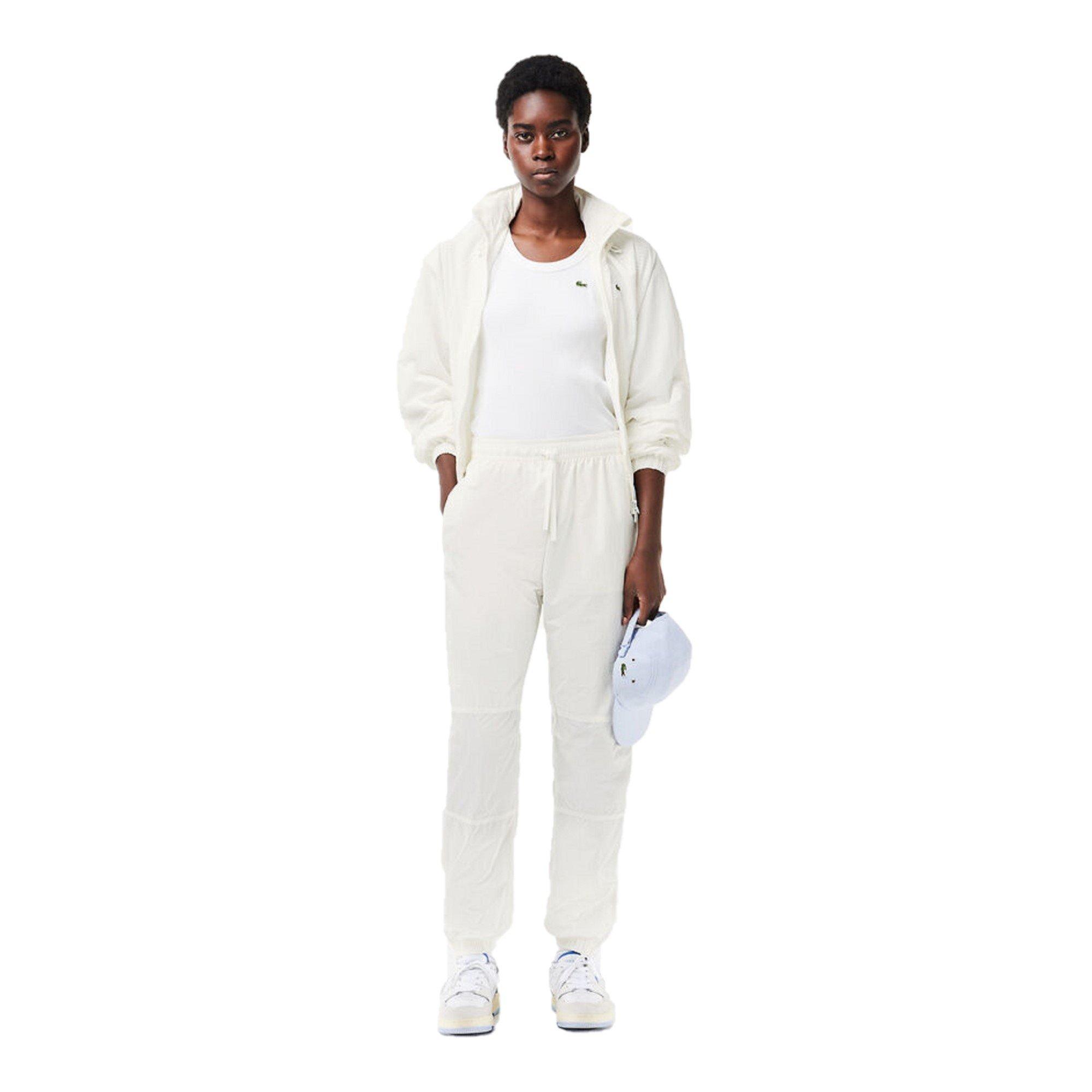 Lacoste Women's Closed Hem Fleece Joggers - Flour - 10 (38)
