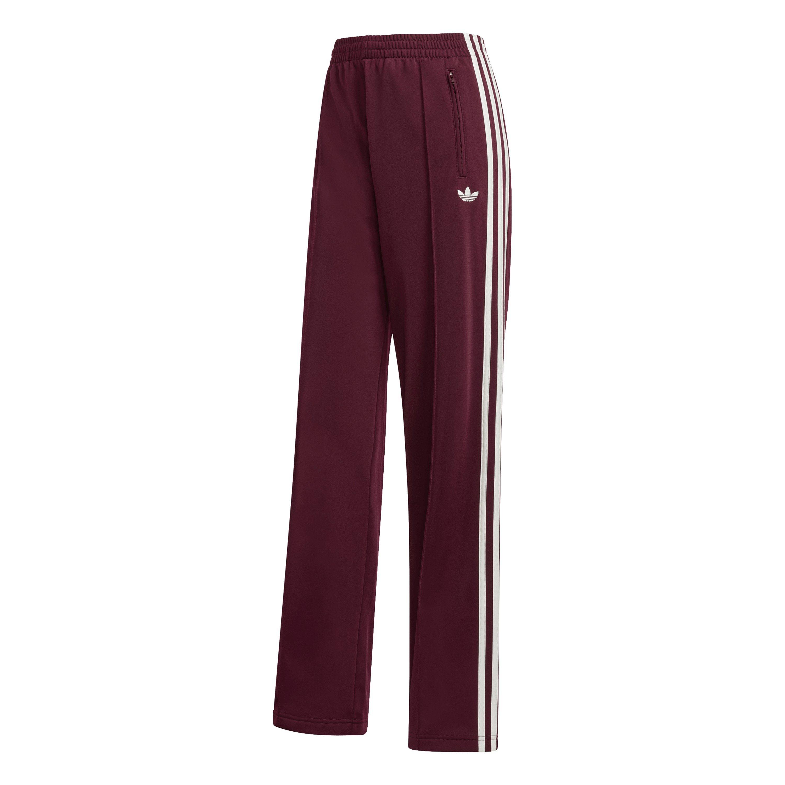 adidas Originals Womens Firebird Loose Trackpants - Maroon - Size 16 (XL)