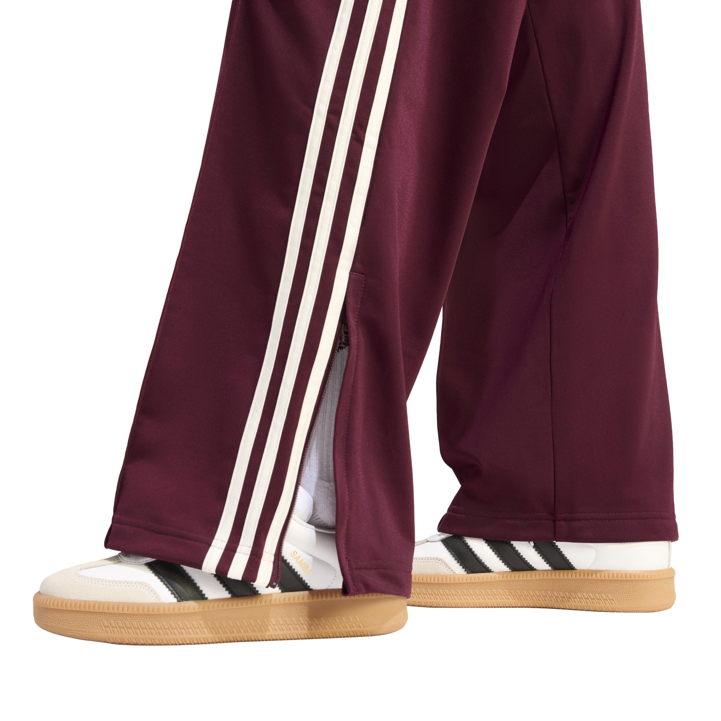 Maroon - adidas Originals - Womens Firebird Loose Trackpants - 5