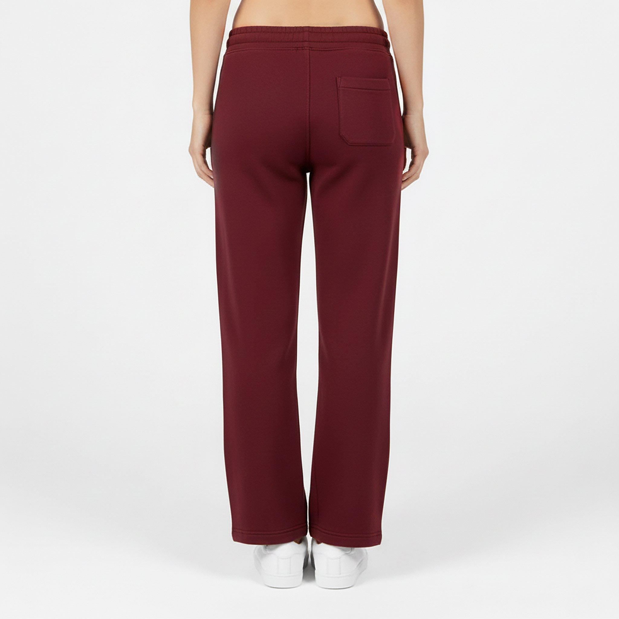 Bourgogne - Jack Wills - Women's JW Varsity Open Hem Fleece Joggers - 4