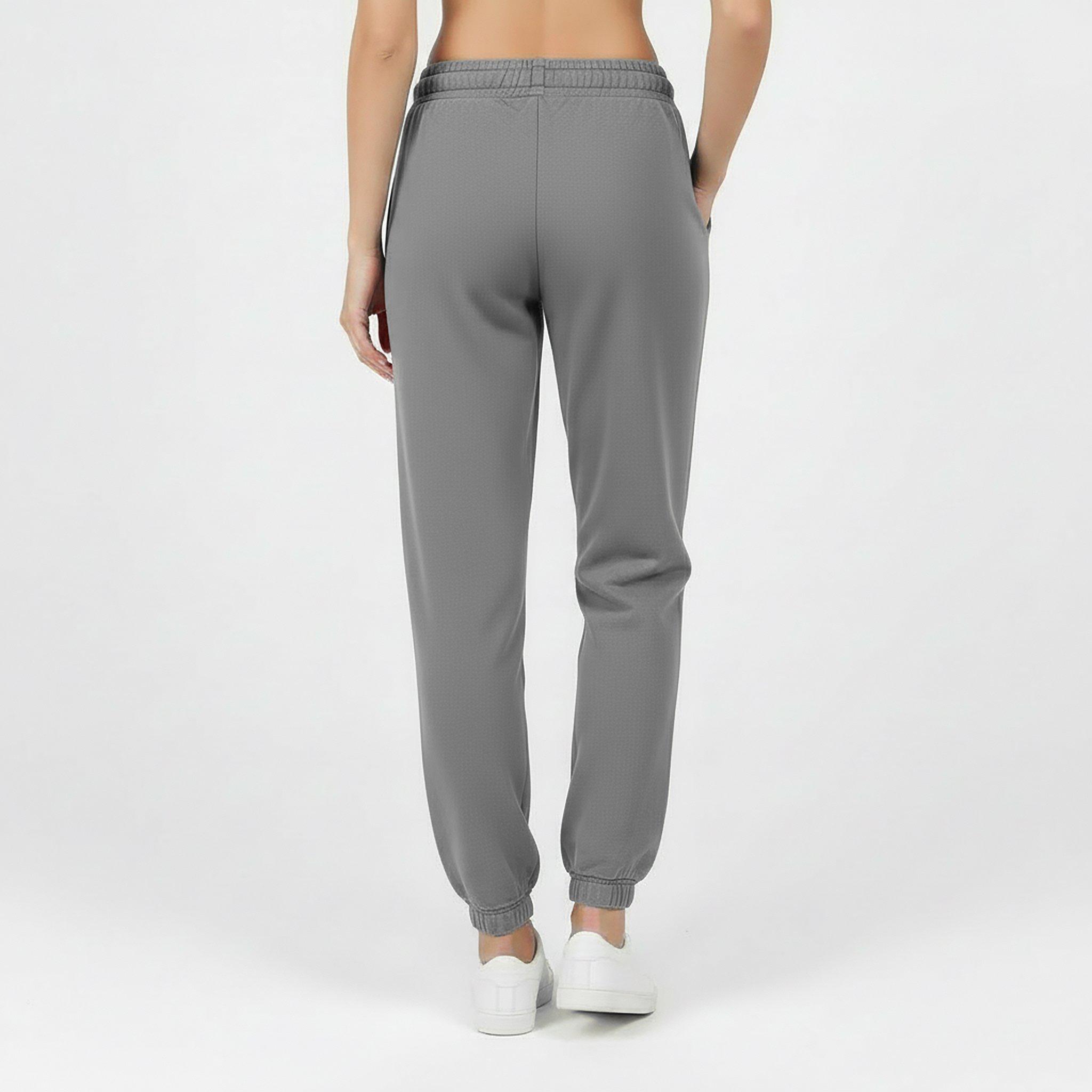 Grey Washed - Jack Wills - Women's Open Hem Fleece Joggers - 4